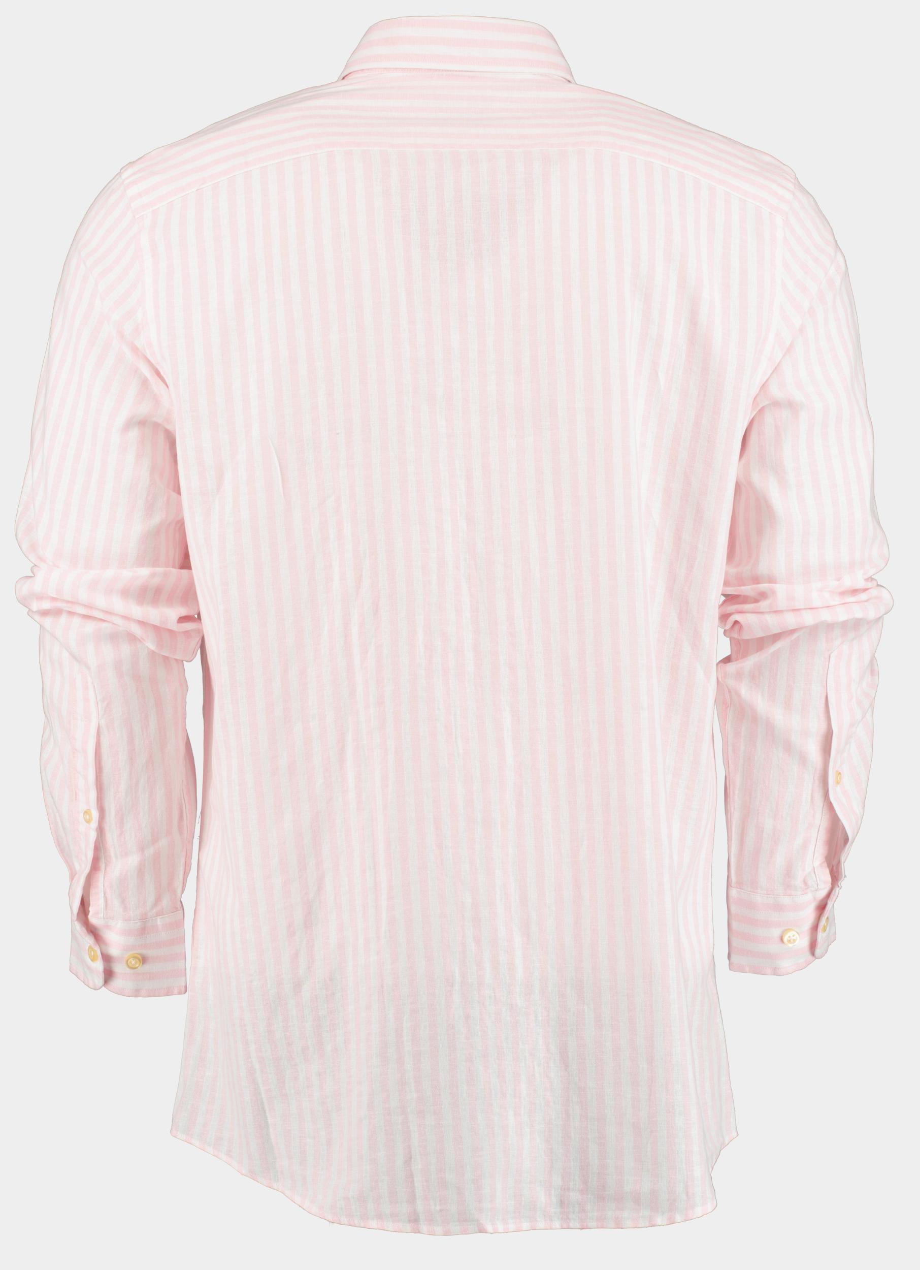 Born With Appetite Casual hemd lange mouw Roze LOEWE LI-CO WS stripe shirt LS 24107LO03/701 pink