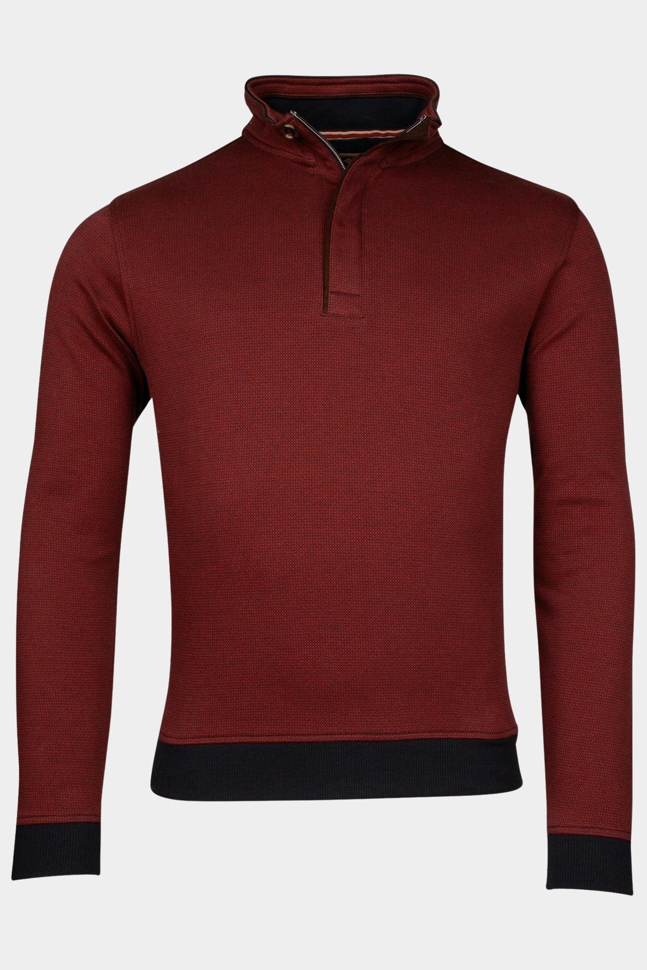 Baileys Half Zip Rood Sweatshirt 1/2 Zip 423102/36