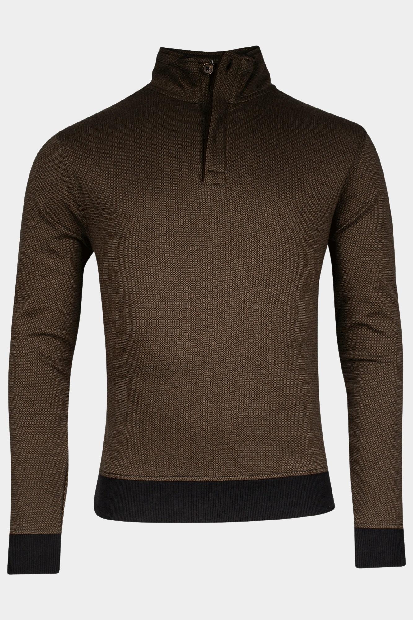 Baileys Half Zip Groen Sweatshirt 1/2 Zip 423102/75