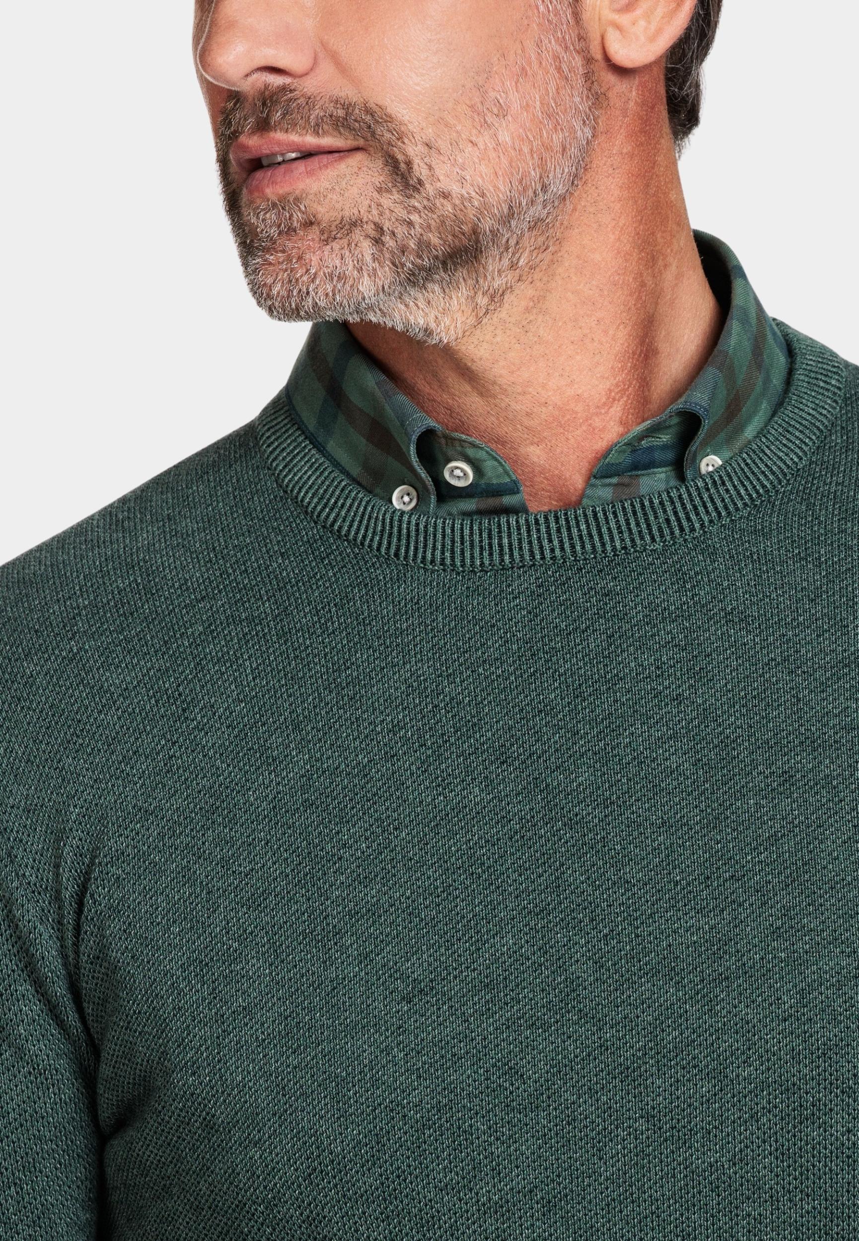 Baileys Pullover Groen Crew Neck Pullover  all over 328210/785