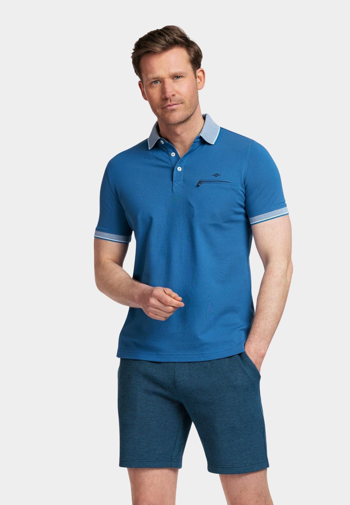 Baileys Polo korte mouw Blauw Poloshirt Pique 415288/65