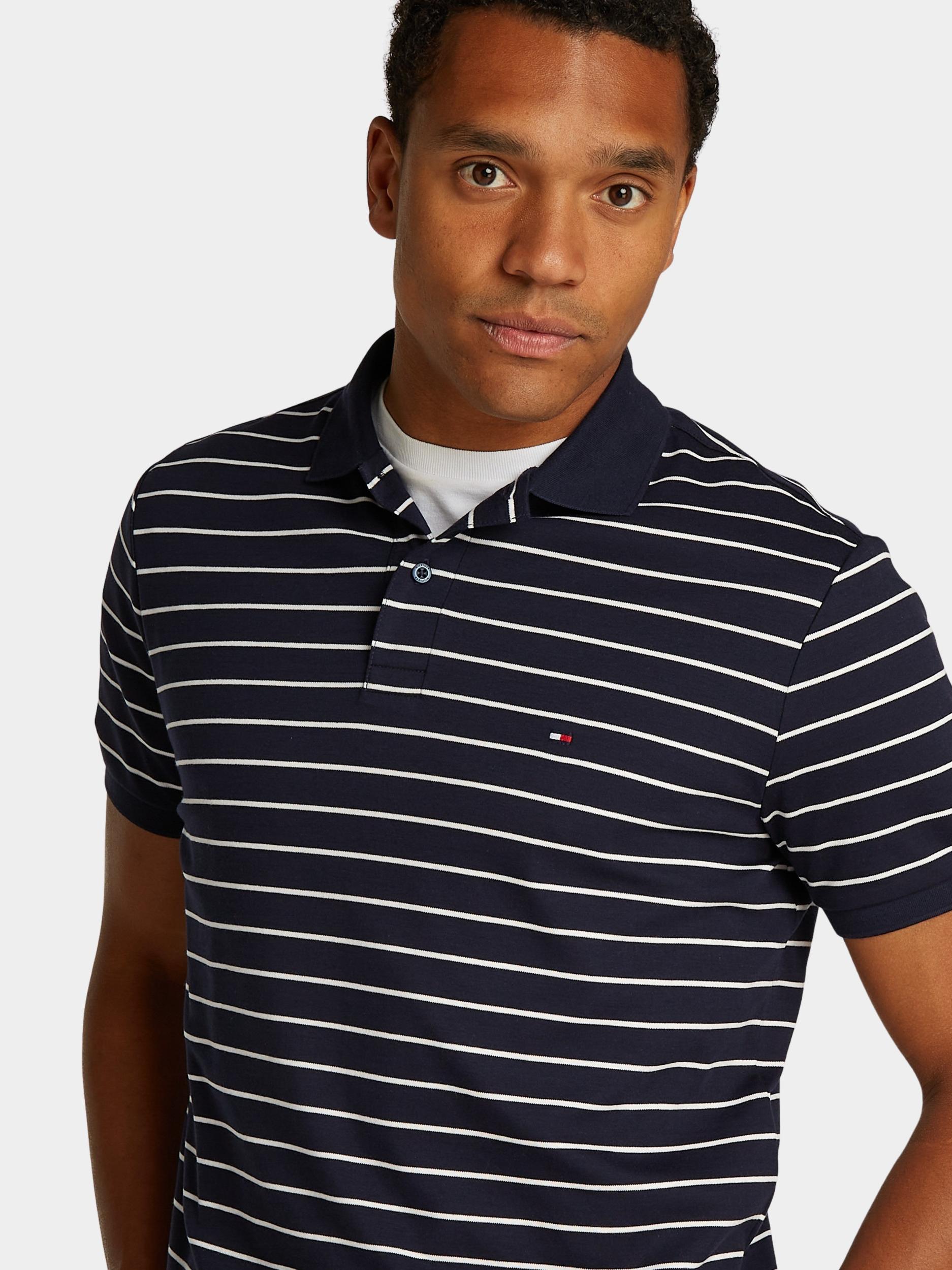 Tommy Hilfiger Polo korte mouw Blauw Liquid Cotton Reg Seasonal Pol MW0MW39994/0A7