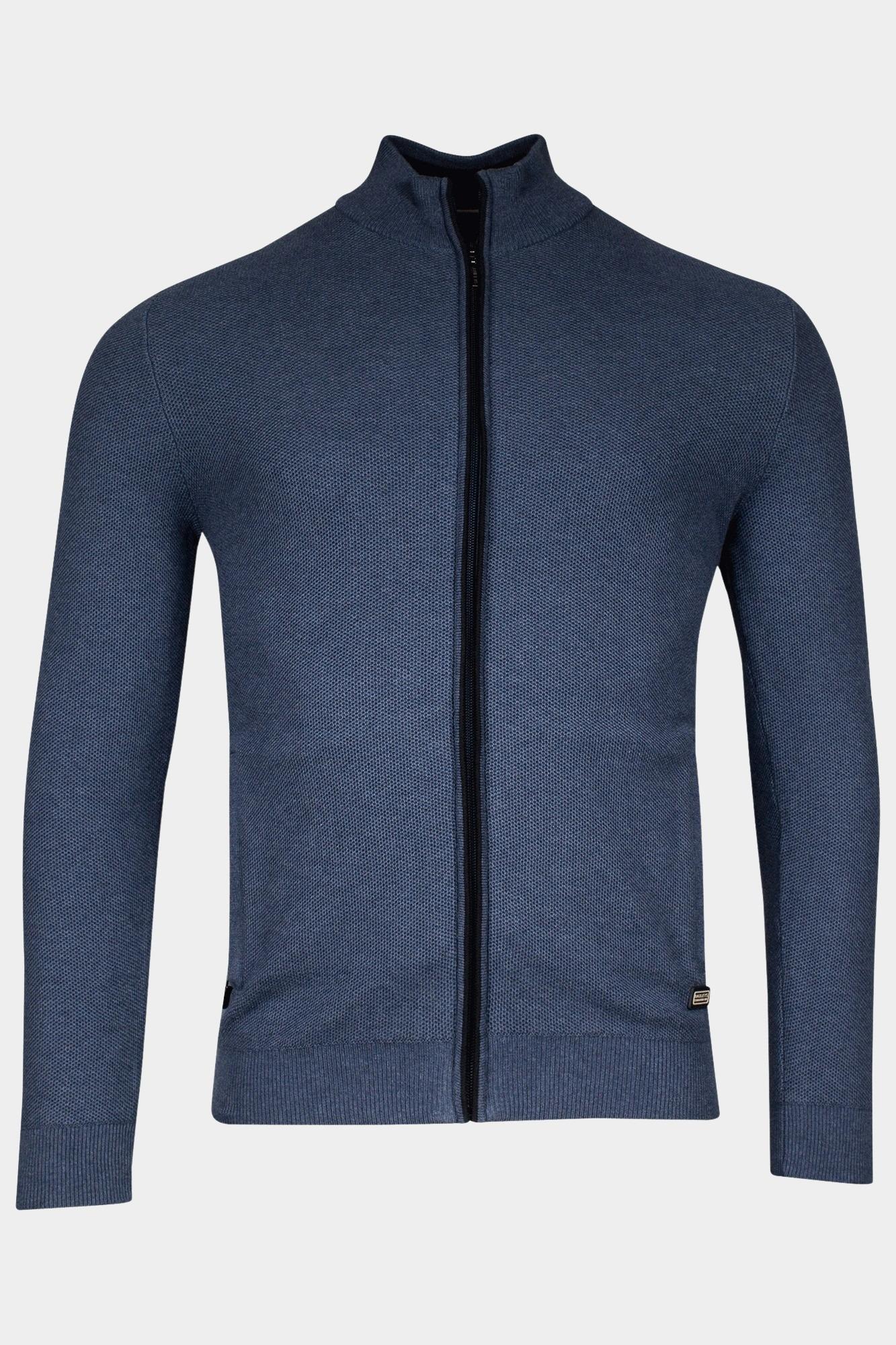 Baileys Vest Blauw Cardigan Zip 422091/675