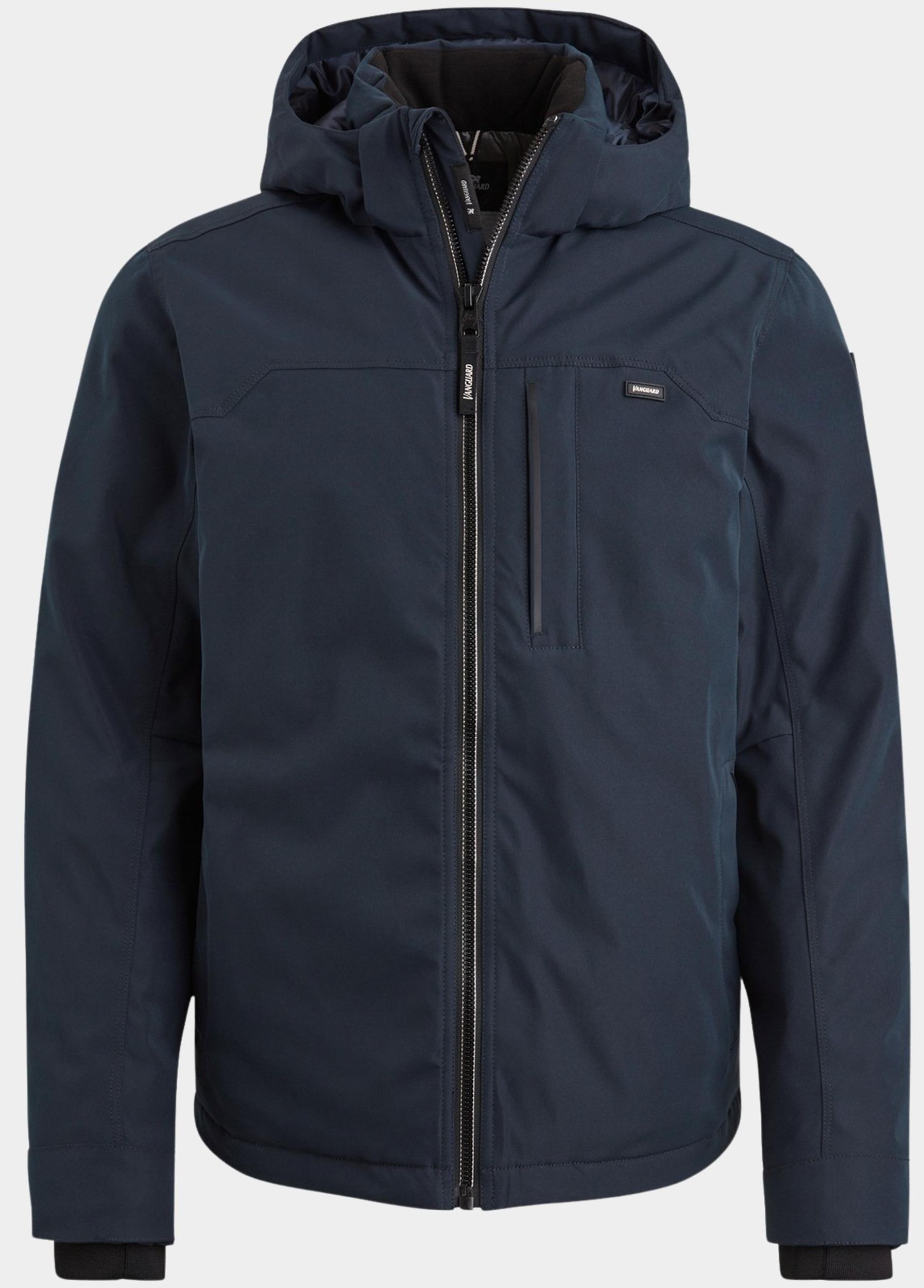 Vanguard Winterjack Blauw Hooded jacket Hi-Twill VJA2408173/5281