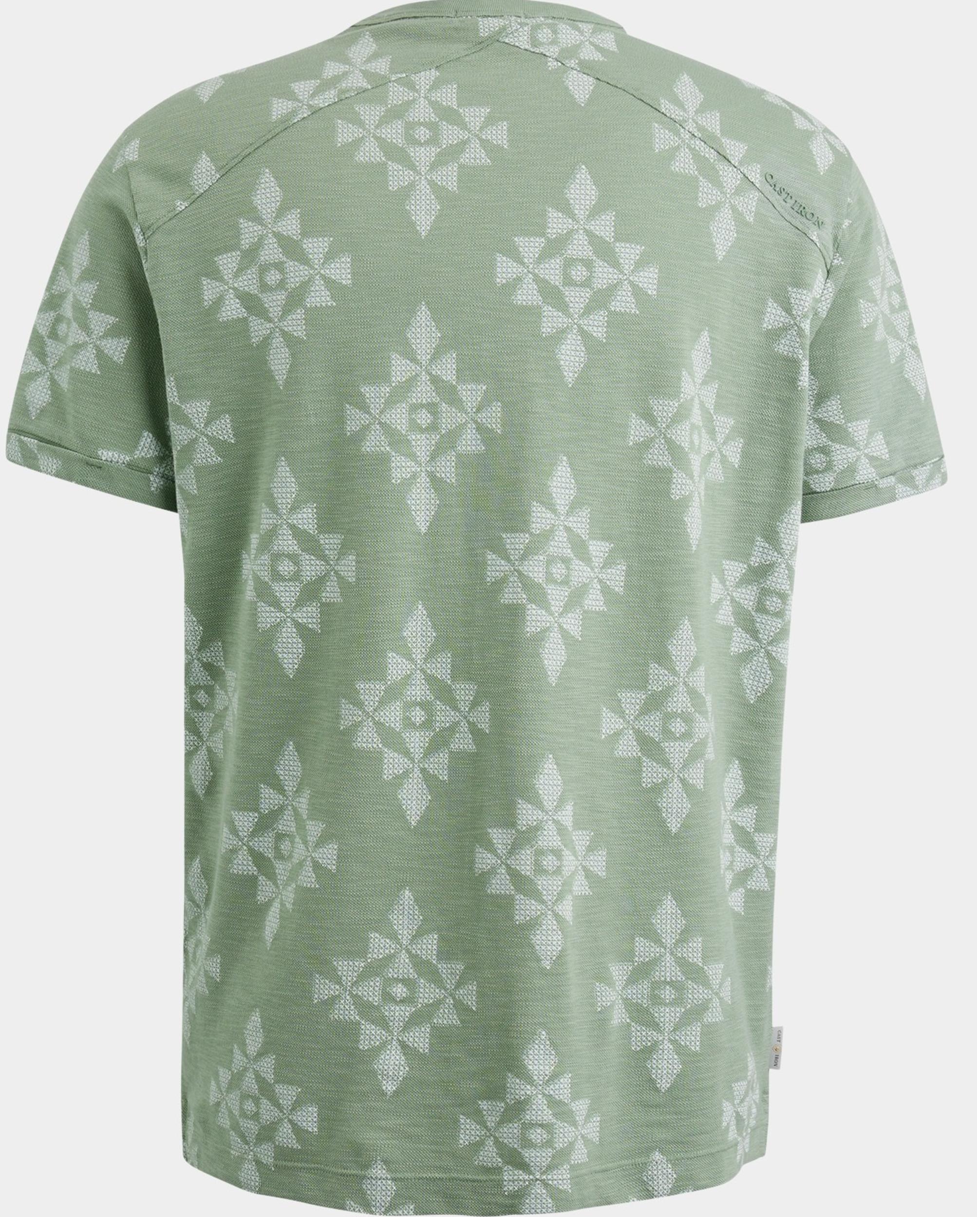 Cast Iron T-shirt korte mouw Groen Short sleeve r-neck regular f CTSS2404584/6126