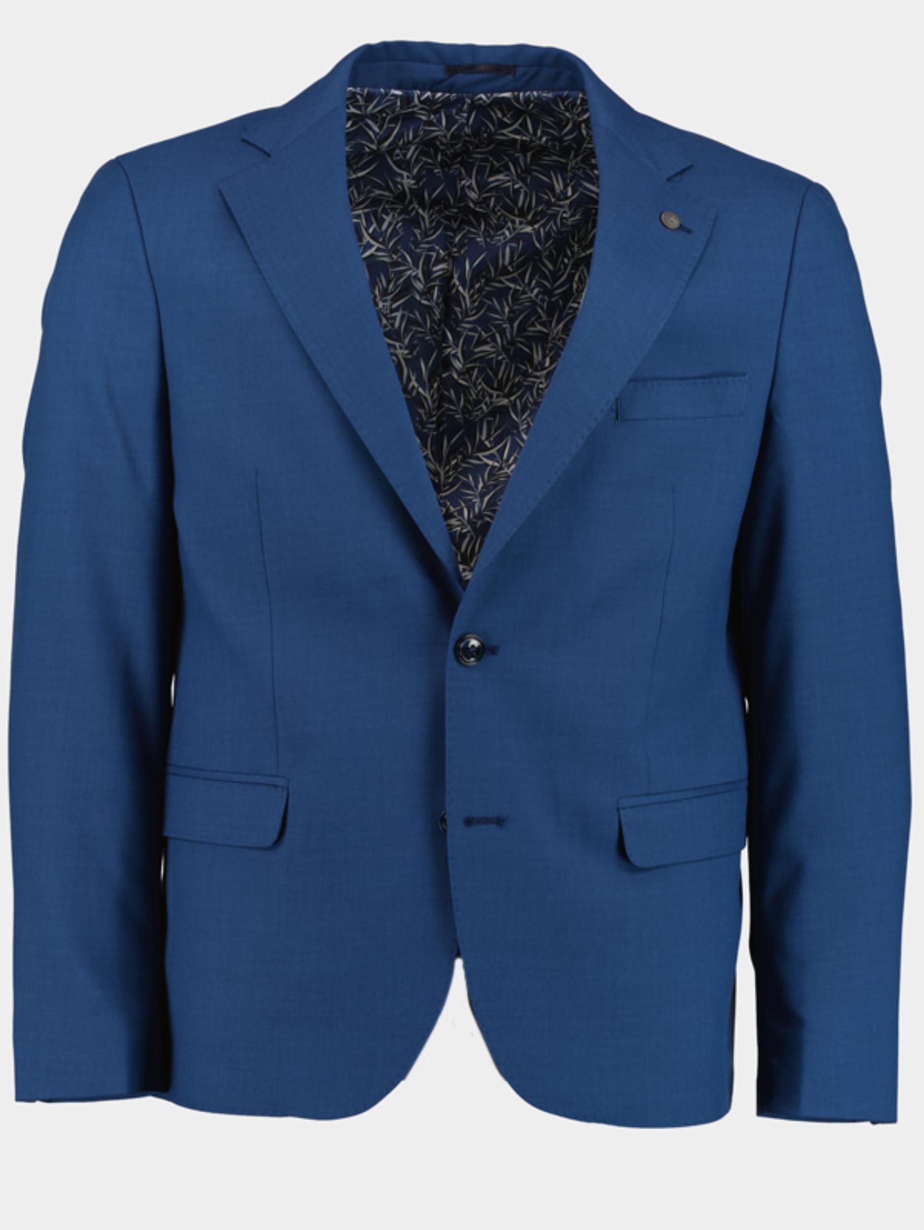 Bos Kostuum Blauw Modern Fit Kostuum 2-Delig 11649/Blue