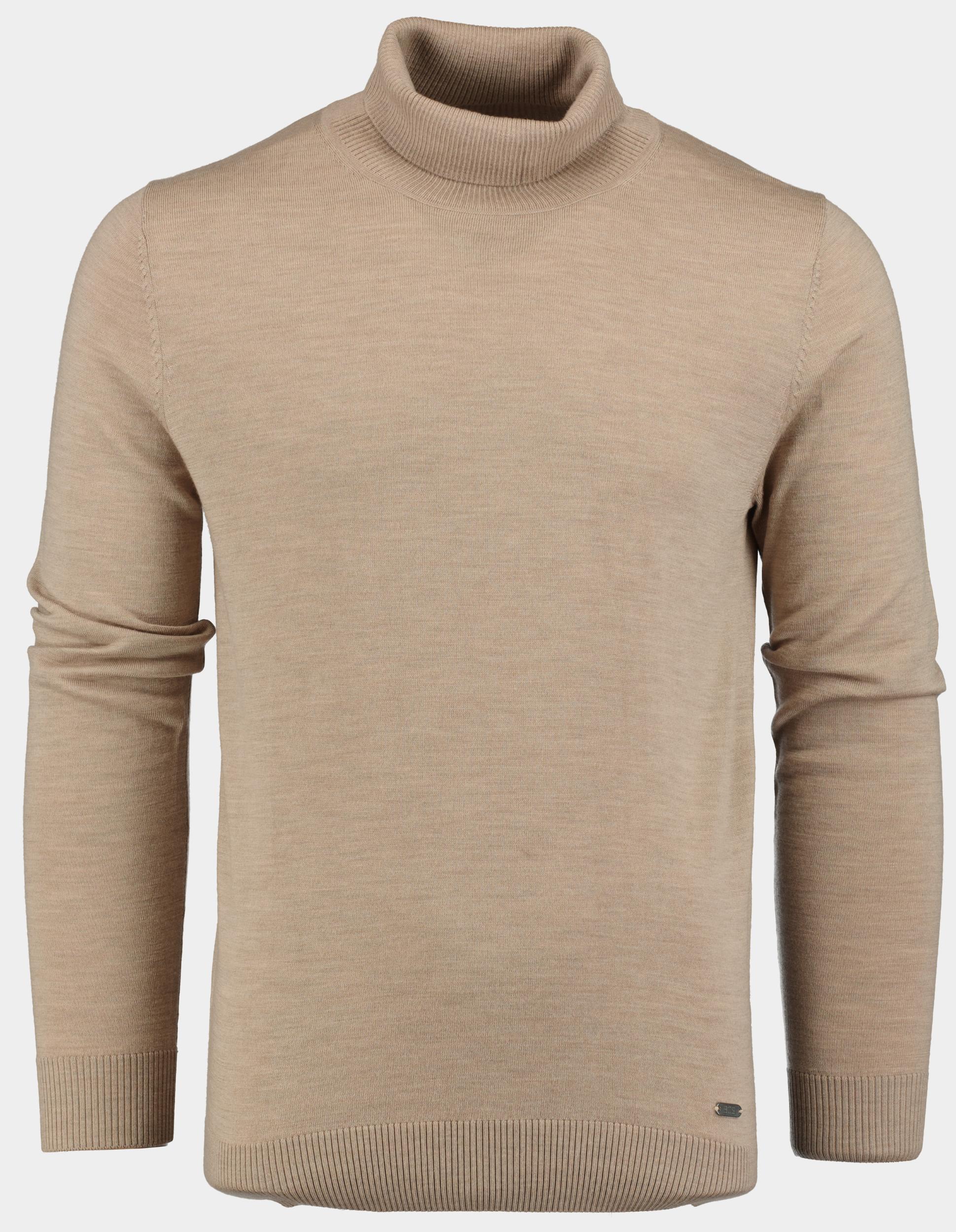 Bos Coltrui Beige Niels Rollneck Pullover 24305NI13BO/820 sand