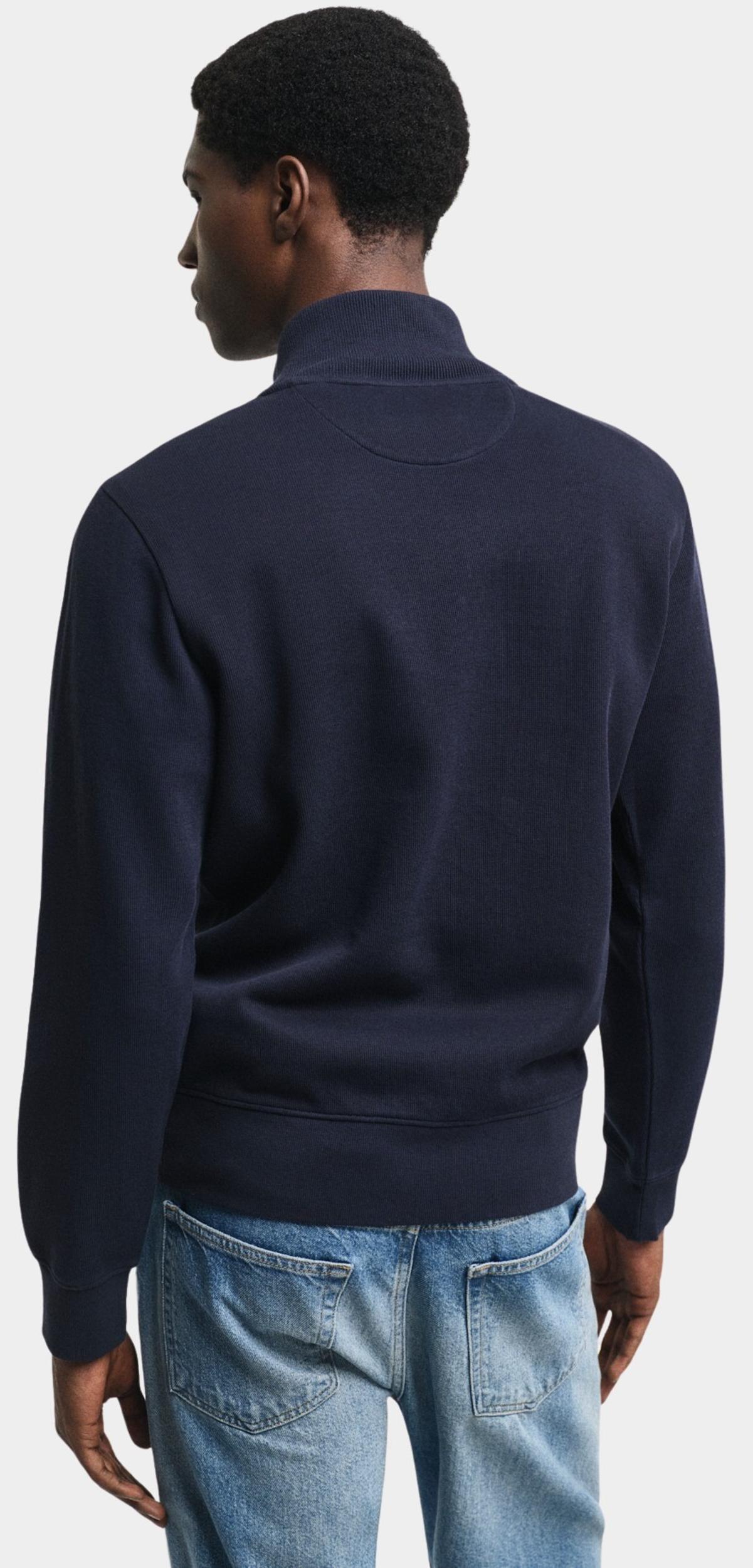 Gant Half Zip Blauw SACKER RIB HALF ZIP 2068028/433