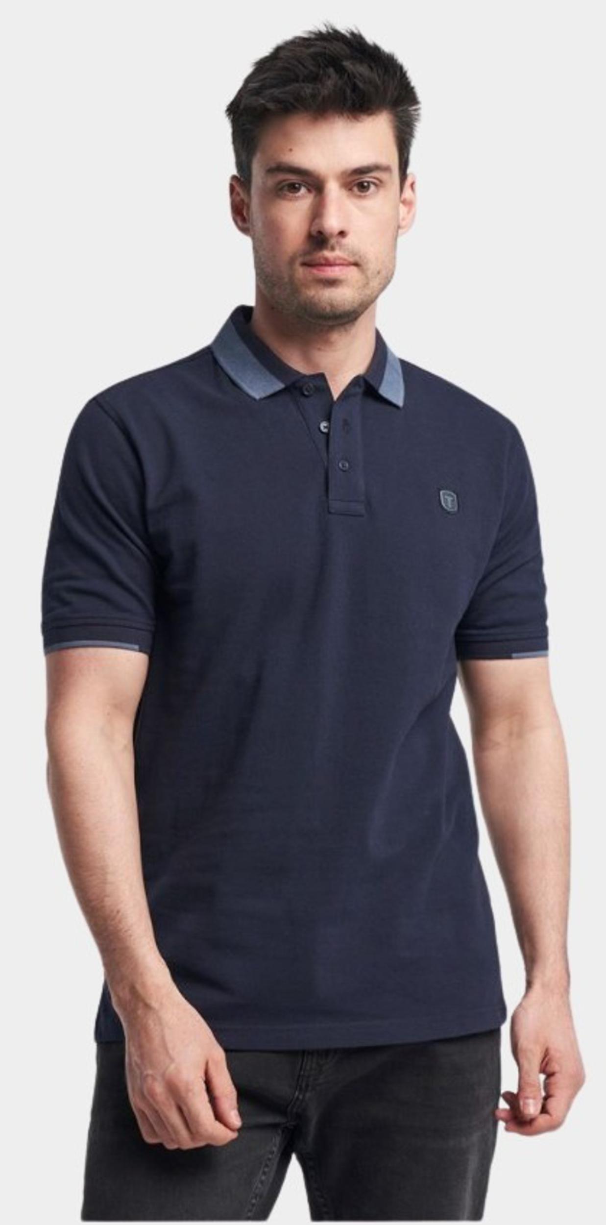 Tenson Polo korte mouw Blauw Essential Polo 2.0 5017663/590