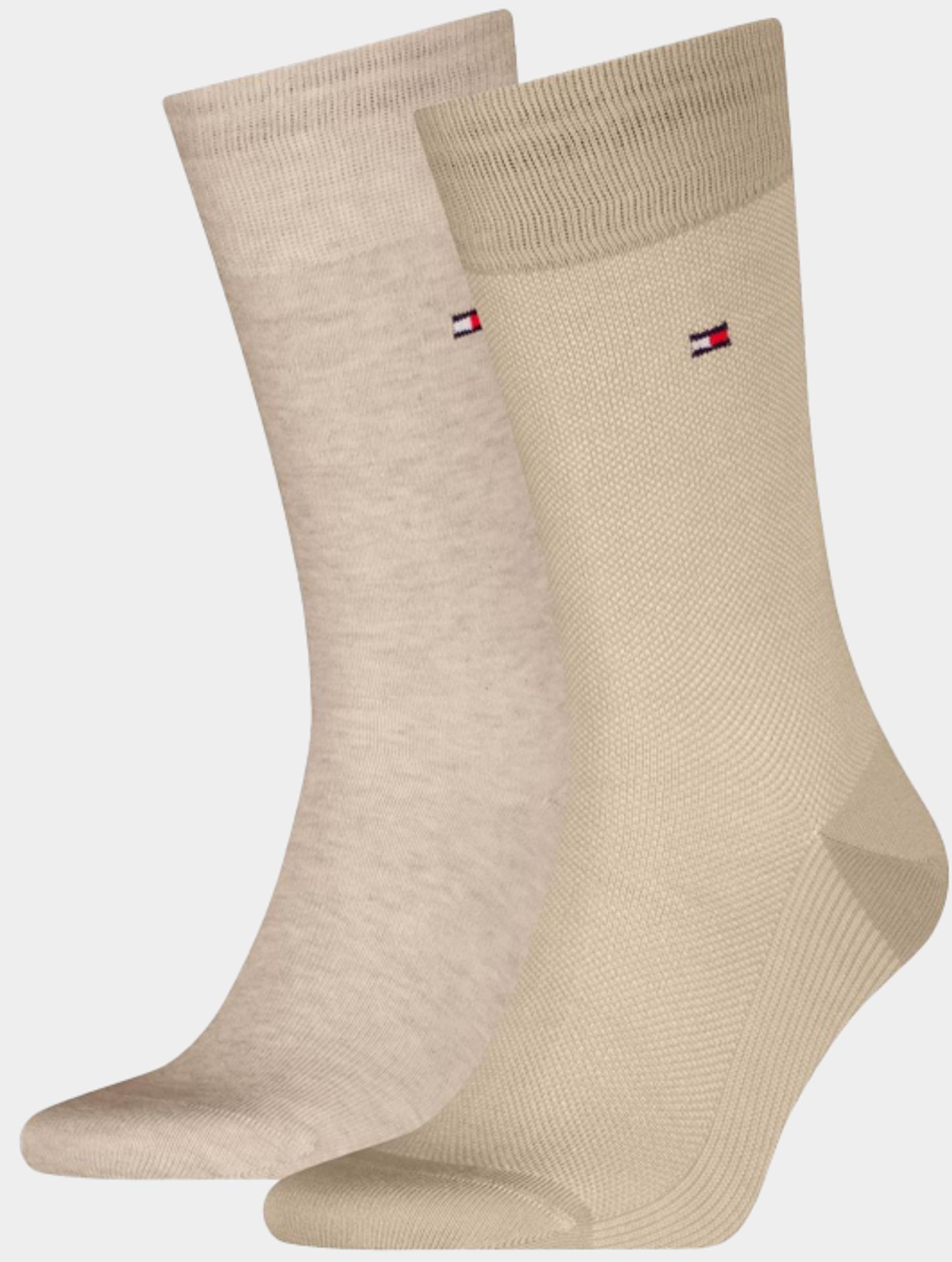 Tommy Hilfiger Sokken Beige TH Men Sock 2P Birdseye 701226104/021