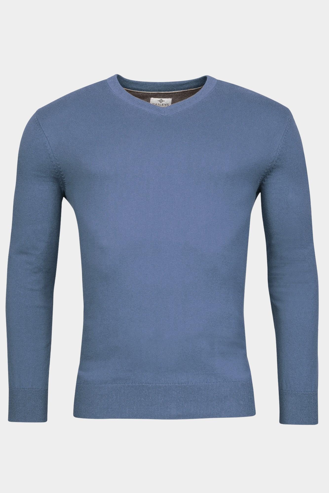 Baileys Pullover Blauw V-Neck 420081/636