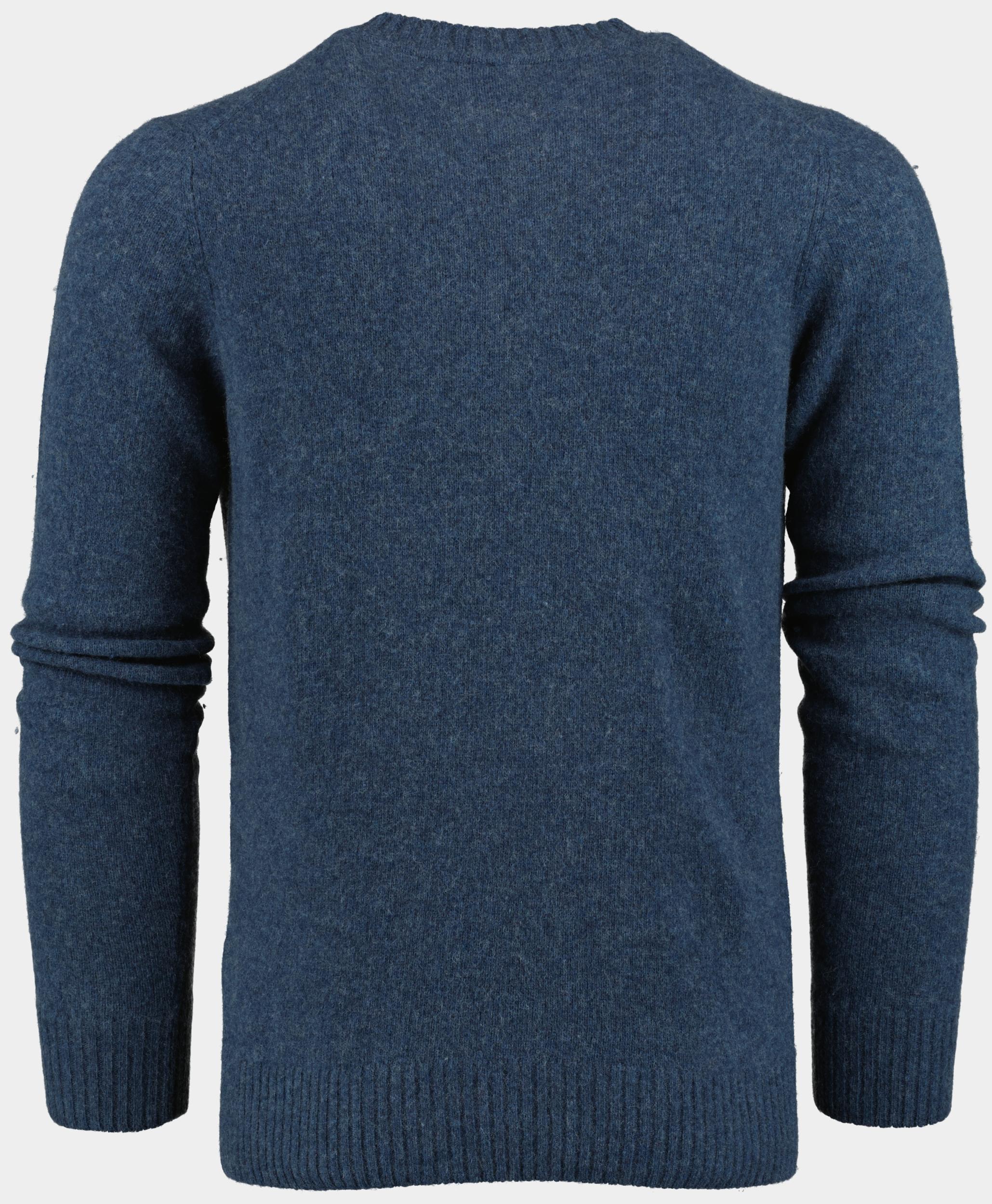 Bos Pullover Blauw Lambswool O-neck 1150224/304