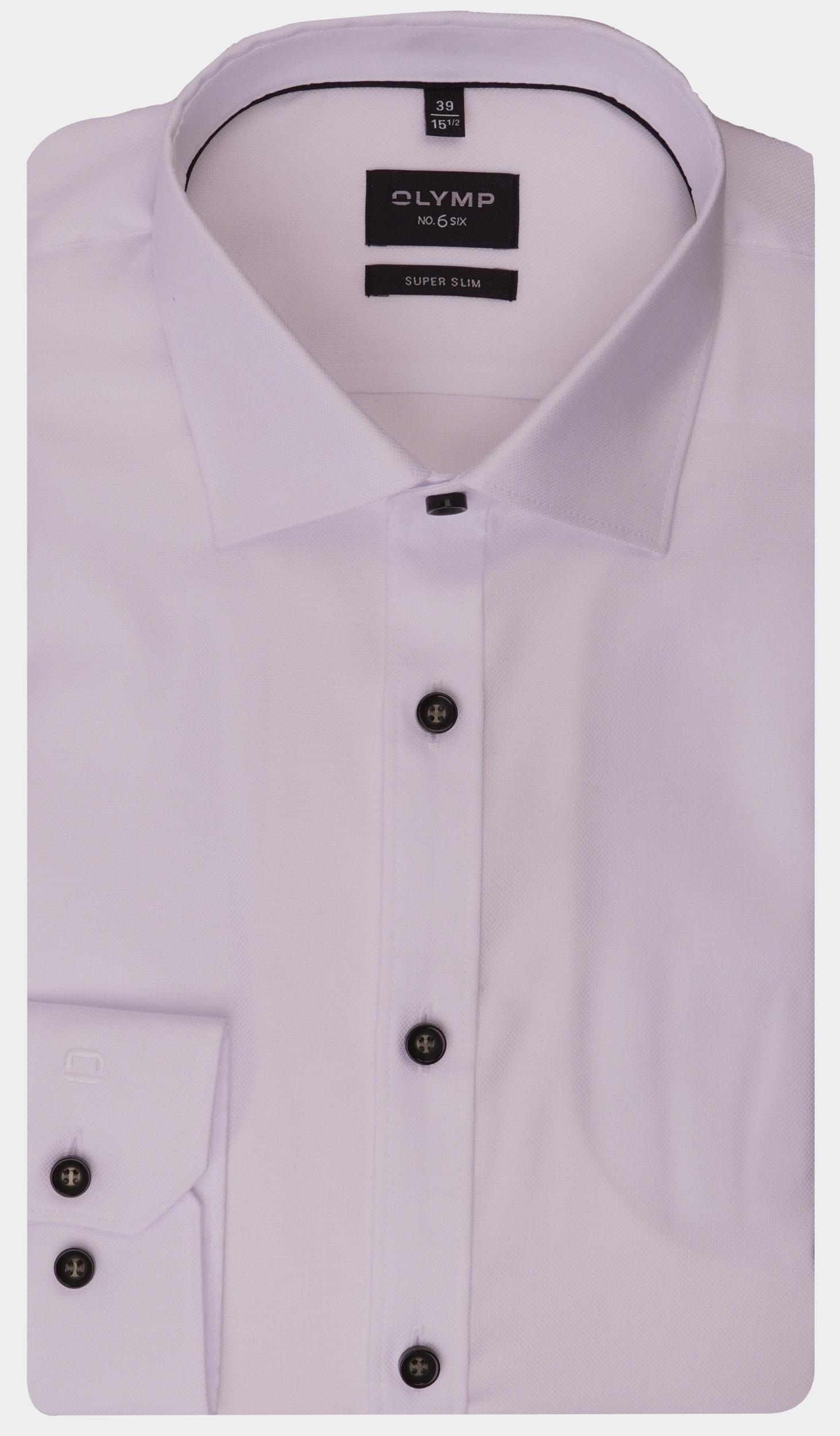 Olymp Business hemd lange mouw Wit 251064-Hemden 251064/00