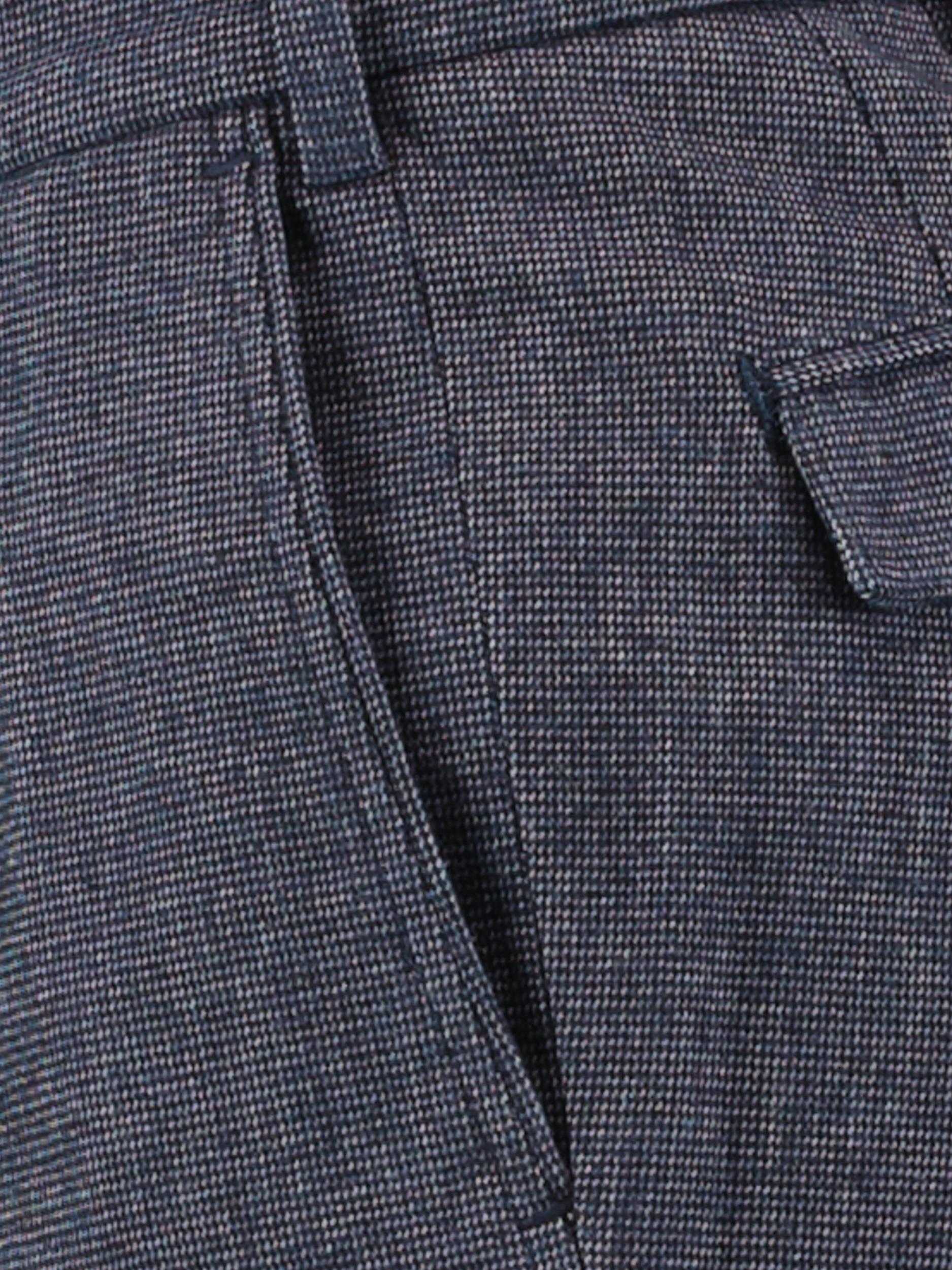 F043 Katoenen Broek Blauw met ronde zak 421.1.04.005/610