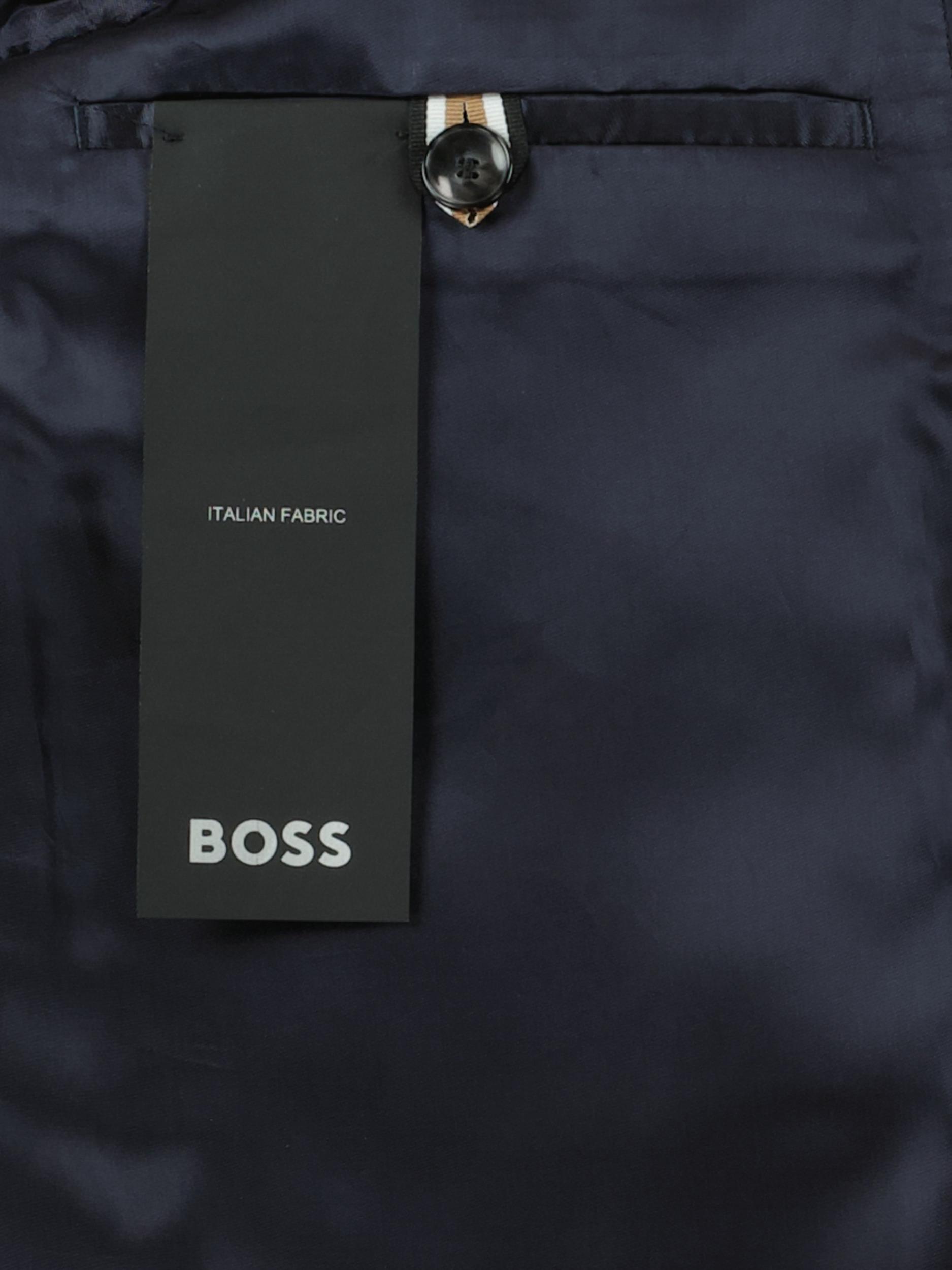 BOSS Black Wollen Jas Blauw H-Hyde-Bib-234 10264051 01 50528177/404