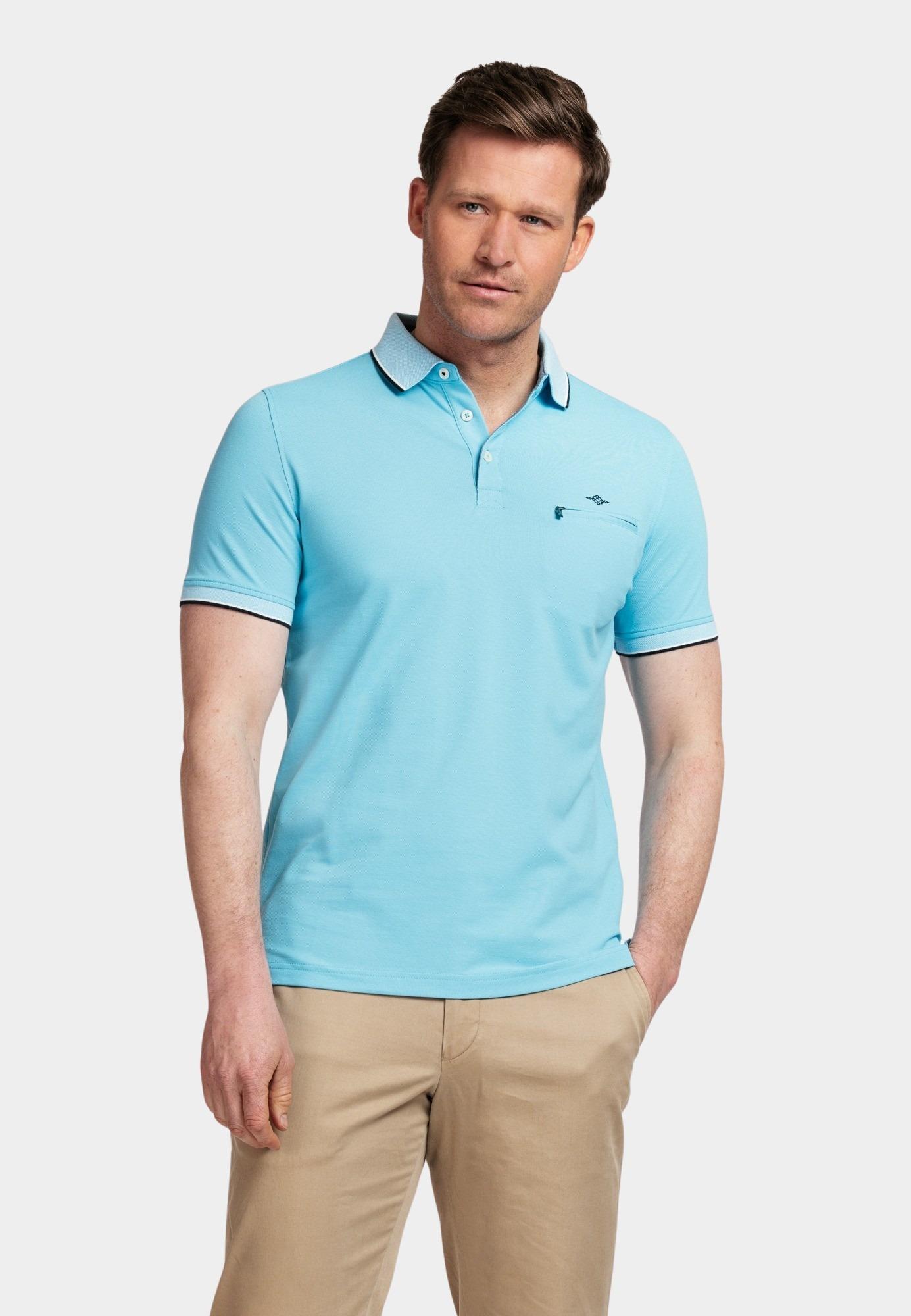 Baileys Polo korte mouw Blauw Poloshirt Pique 415288/62