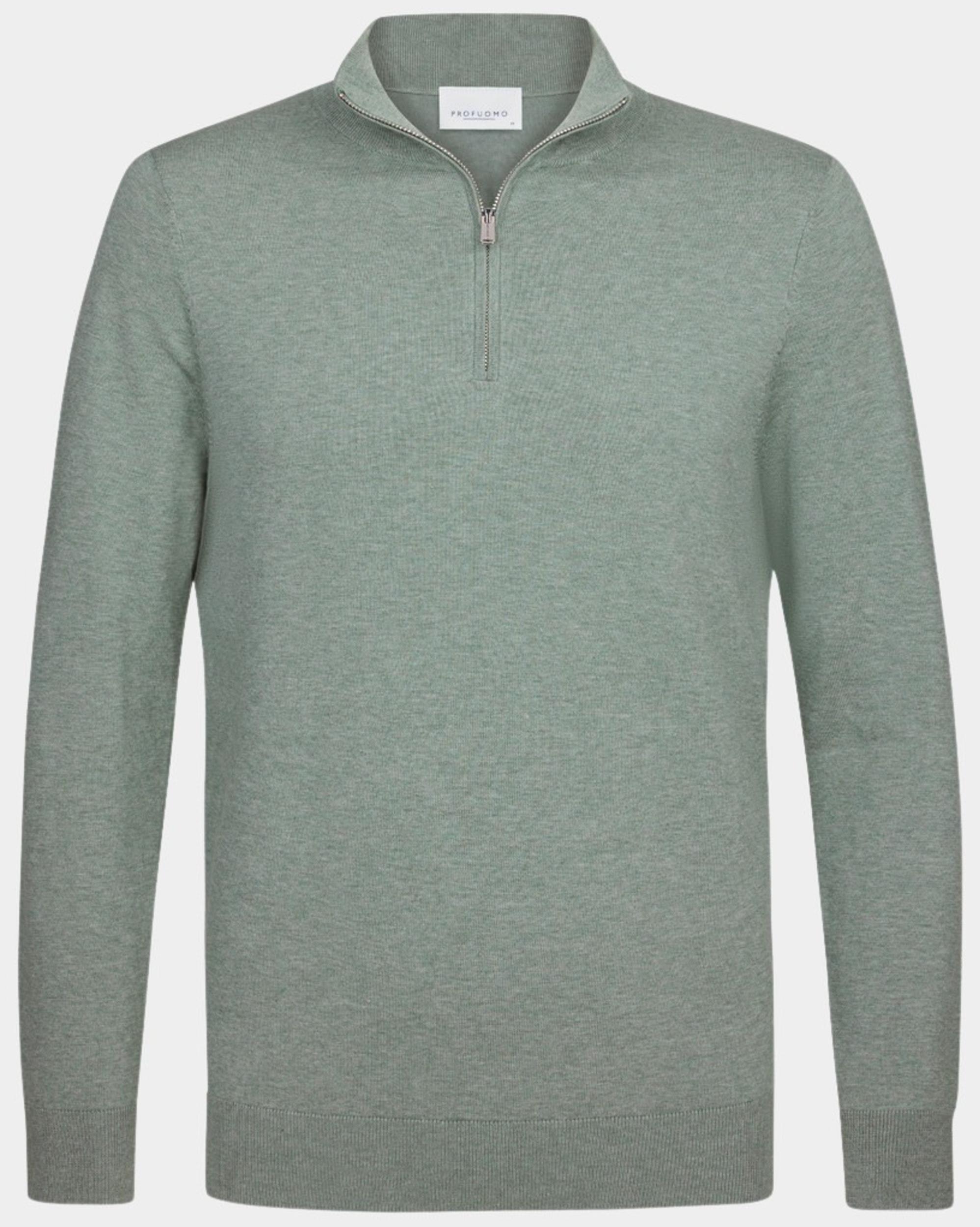 Profuomo Half Zip Groen  PPWJ10007E/Z