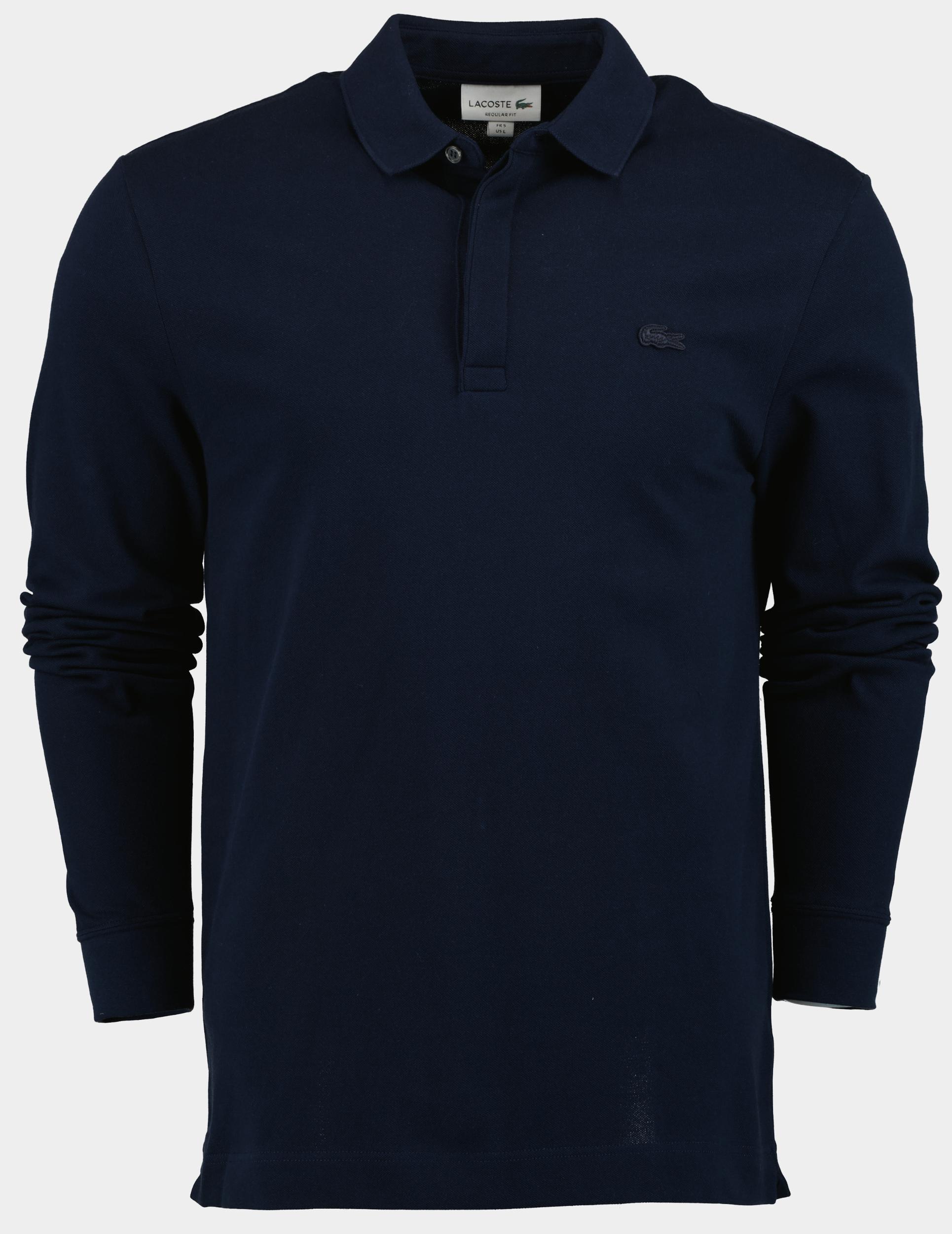 Lacoste Polo lange mouw Blauw  PH2481/166