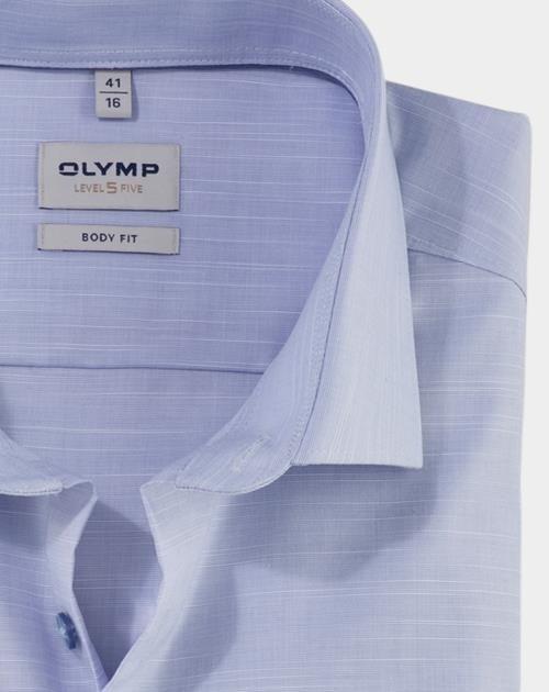 Olymp Business hemd lange mouw Blauw 2132/34 Hemden 213234/13