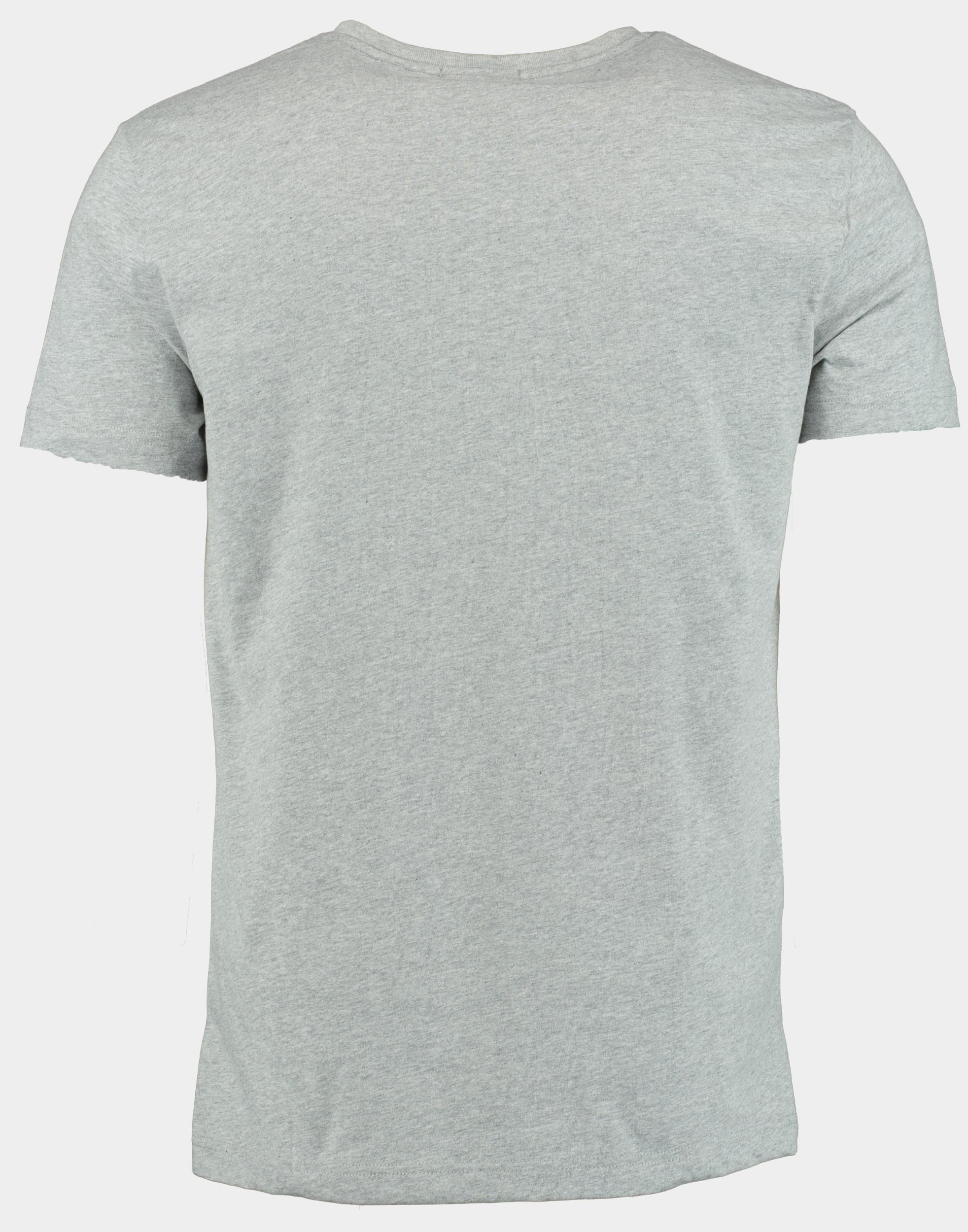 Gant T-shirt korte mouw Grijs Slim Fit Shield T-shirt 2003185/93