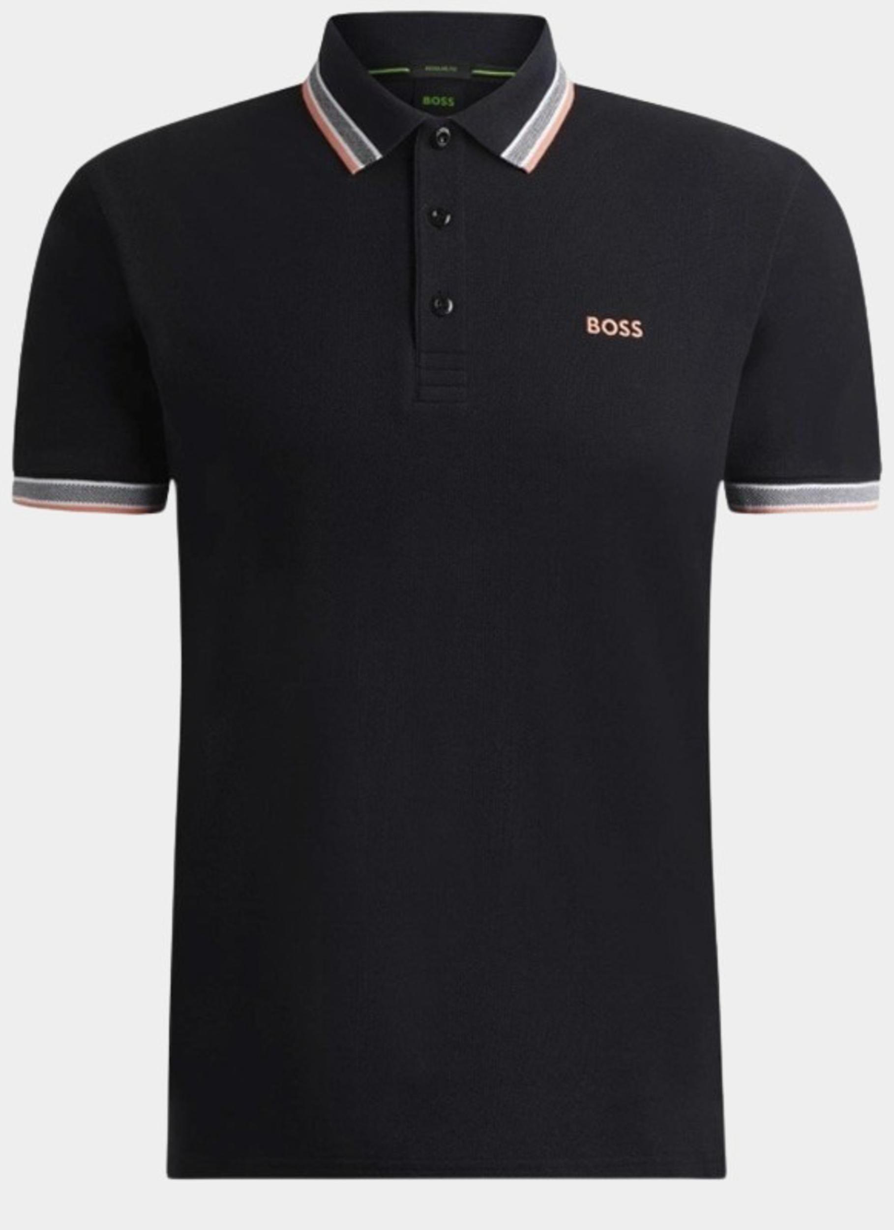 BOSS Green Polo korte mouw Blauw Paddy 10241663 01 50469055/407