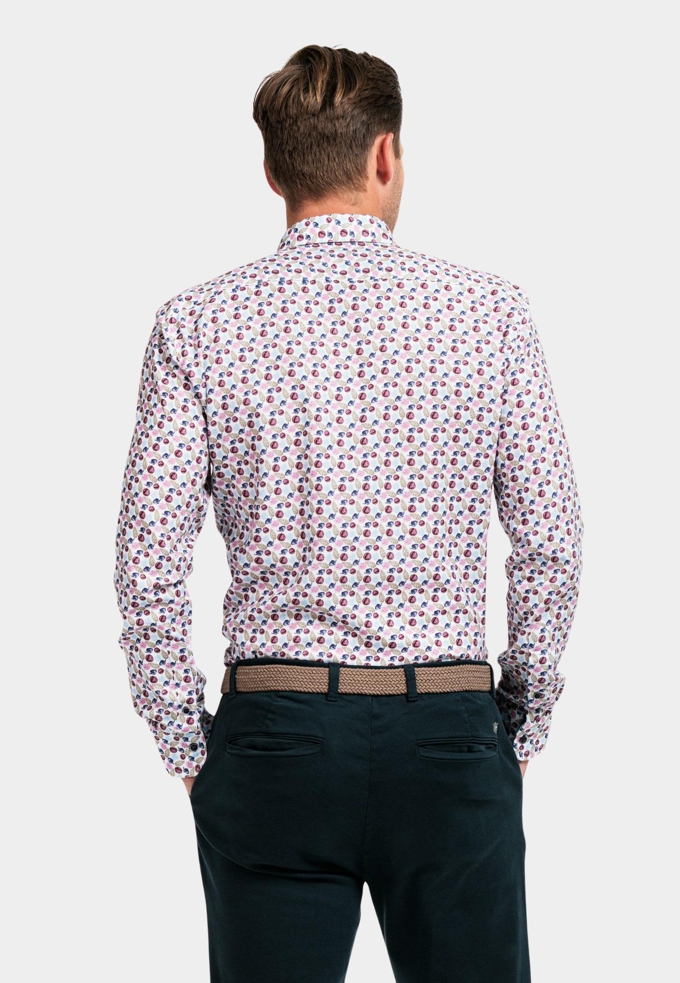 Giordano Casual hemd lange mouw Roze Ivy, LS Button Down Autumn Pr 427014/50