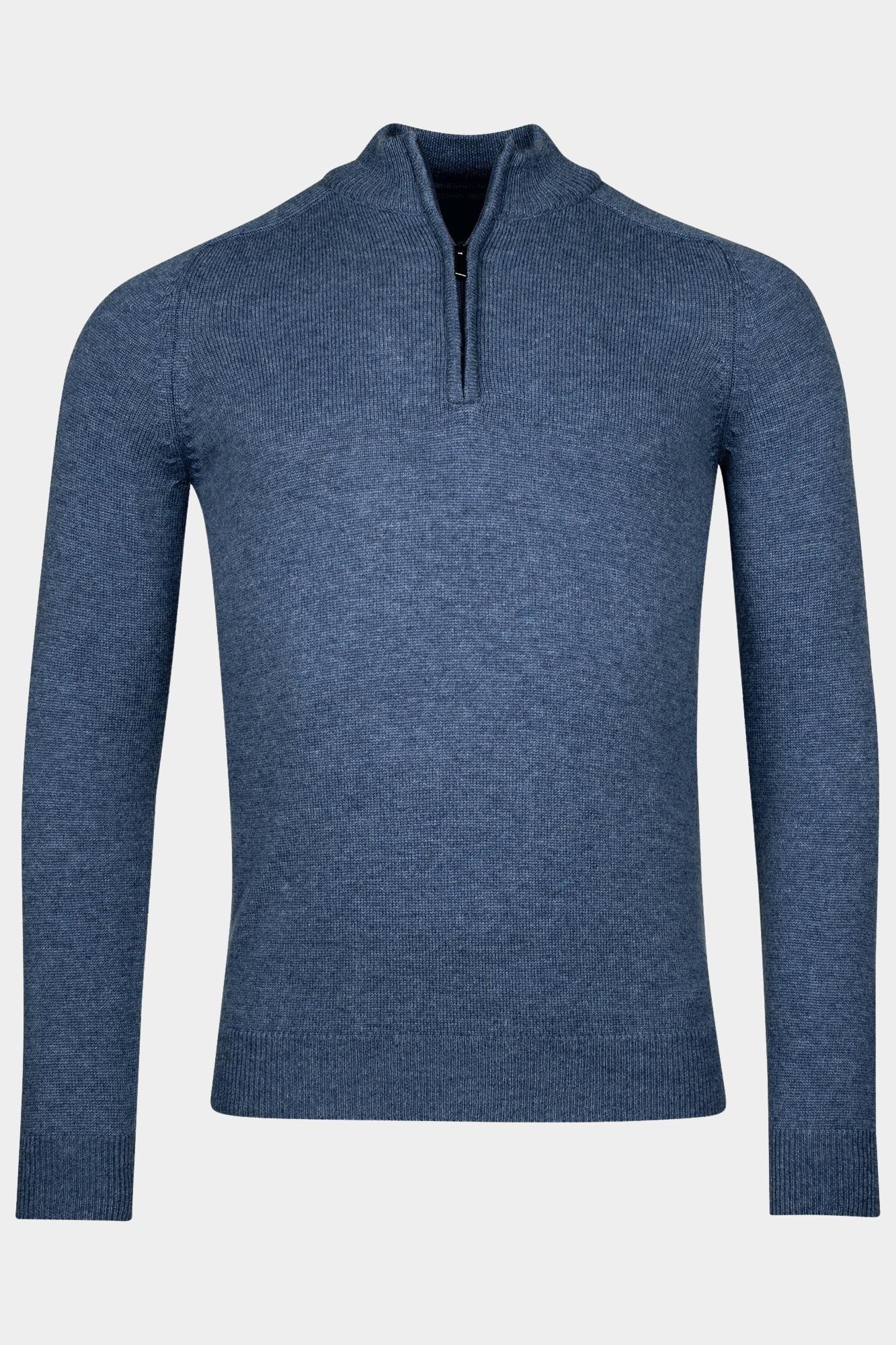 Baileys Half Zip Blauw Pullover 1/2 zip 420094/655