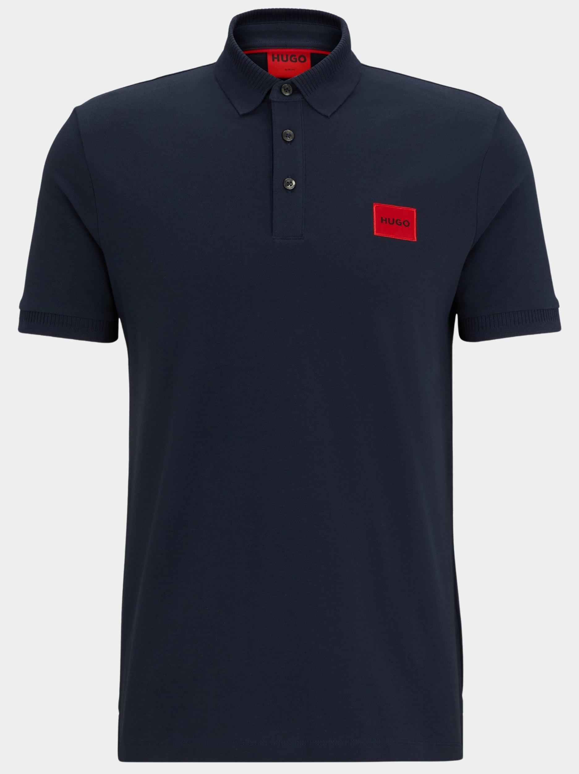 HUGO Red Polo korte mouw Blauw Dereso222 10231467 01 50466202/405