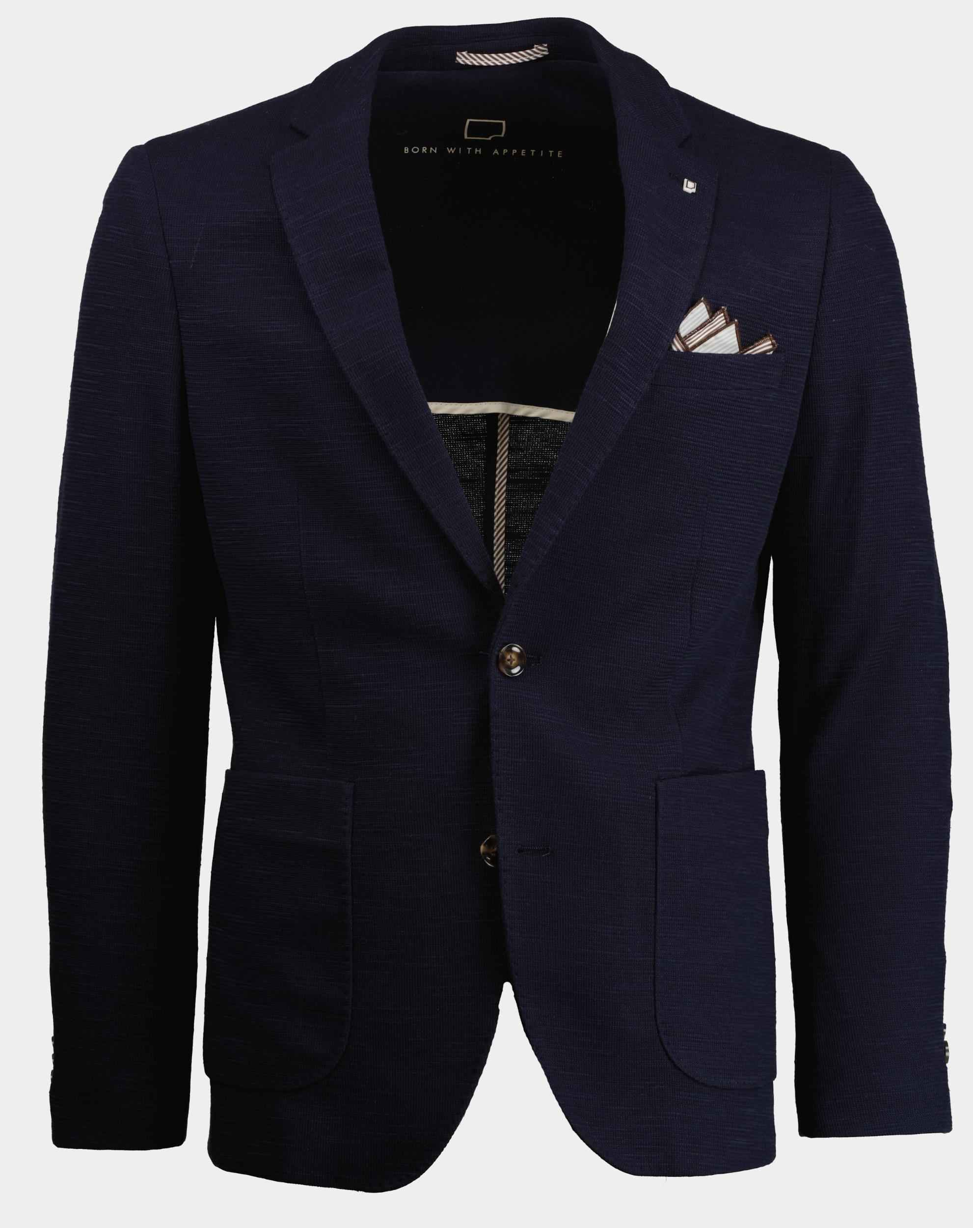 Born With Appetite Colbert Blauw drop 8 FAME jacket 241038FA33/290 navy