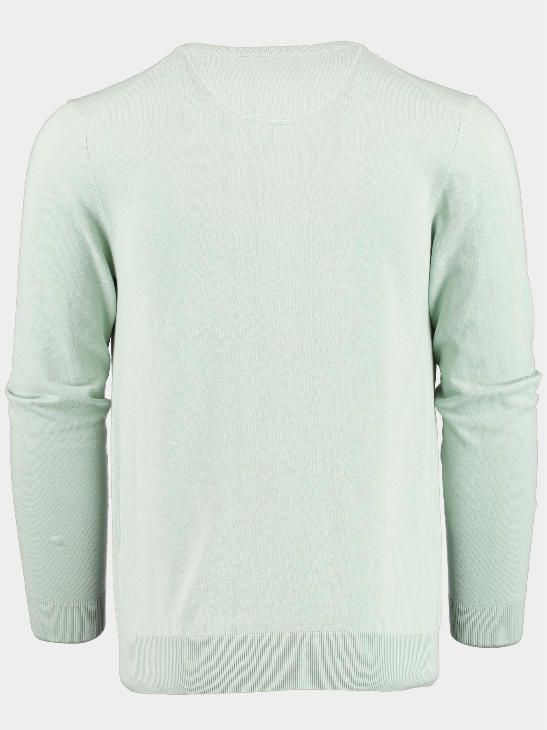 Bos Pullover Groen Vince V-neck Pullover Flatkni 23105VI01BO/315 ocean