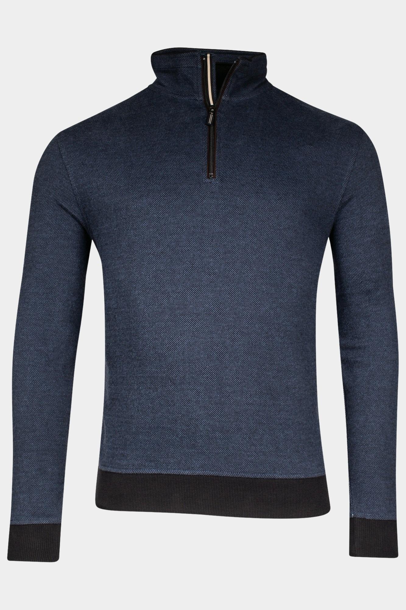 Baileys Half Zip Blauw Sweatshirt 1/2 Zip 423112/65