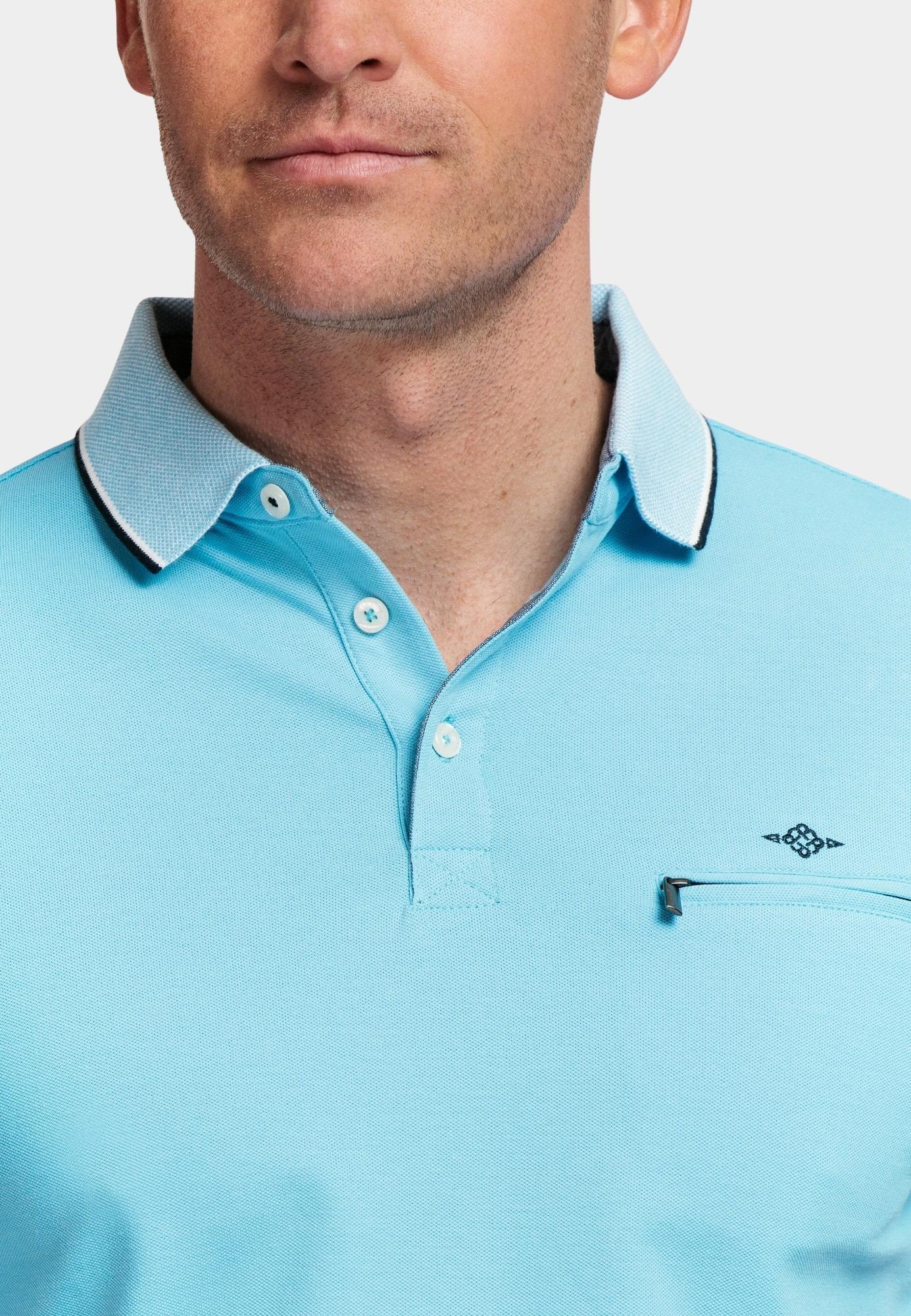 Baileys Polo korte mouw Blauw Poloshirt Pique 415288/62