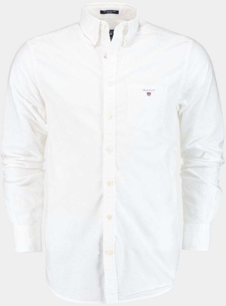 sigaar gokken links Gant Casual Hemd Lange Mouw Wit Overhemd Oxford Wit Regularfit 3046000/110  | Bos Men Shop
