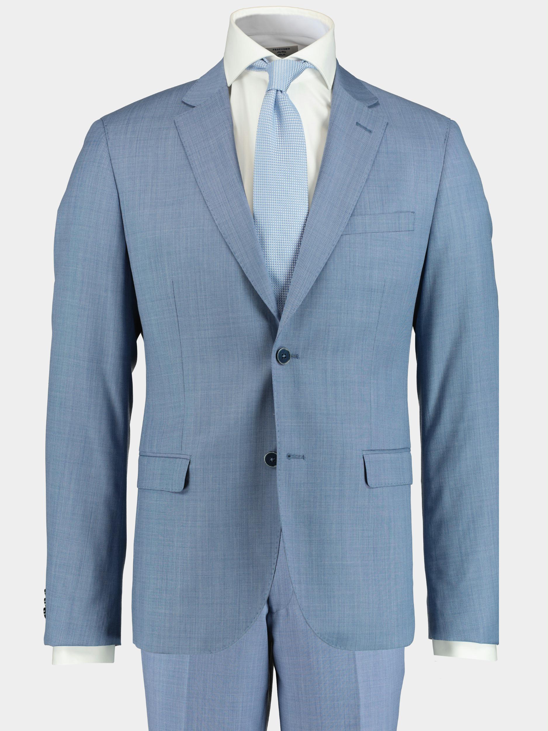 Bos Kostuum Blauw Toulon Suit Drop 8 221028TO12SB/210 light blue