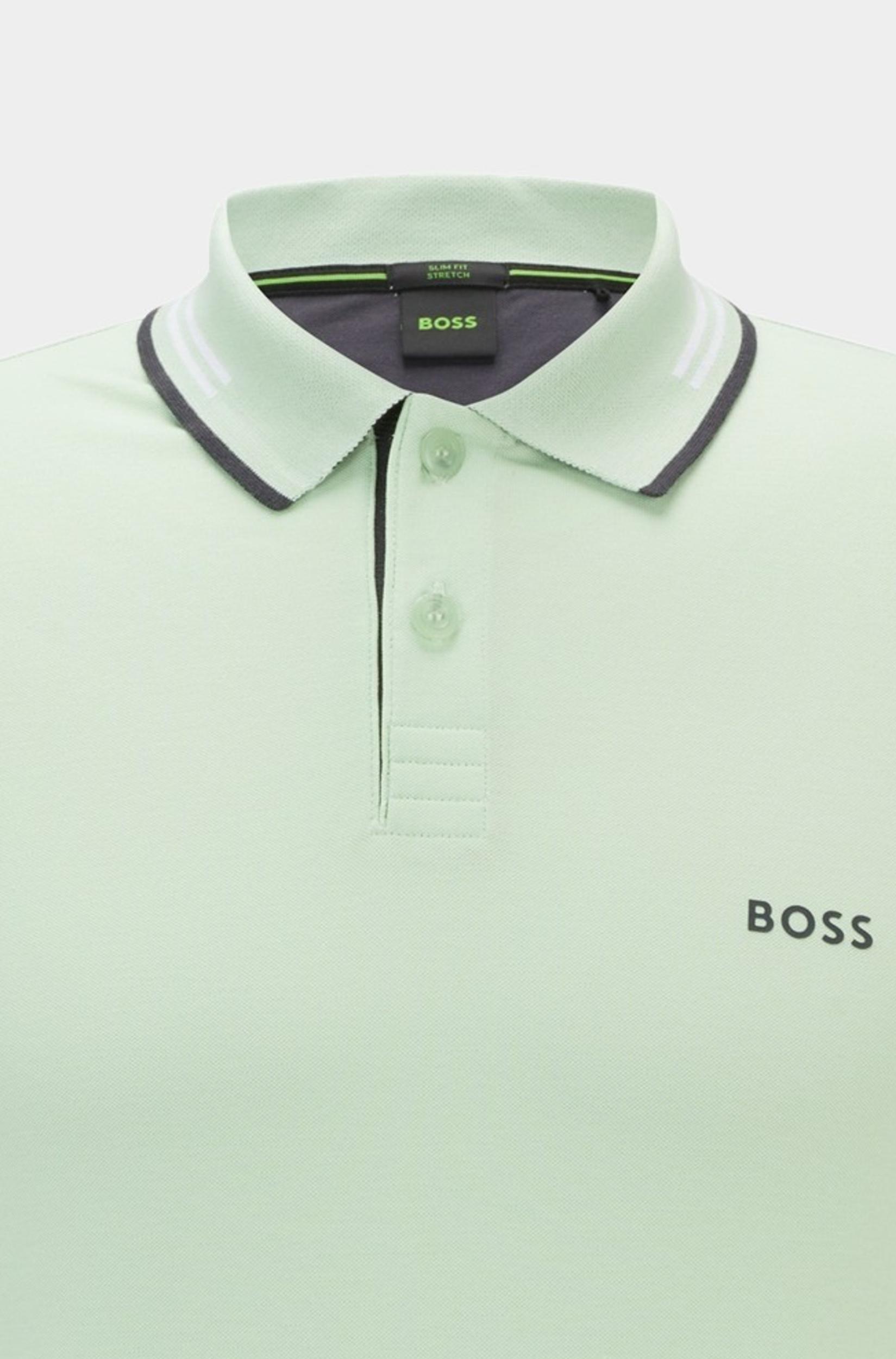 BOSS Green Polo korte mouw Groen Paul 10255848 01 50506193/388