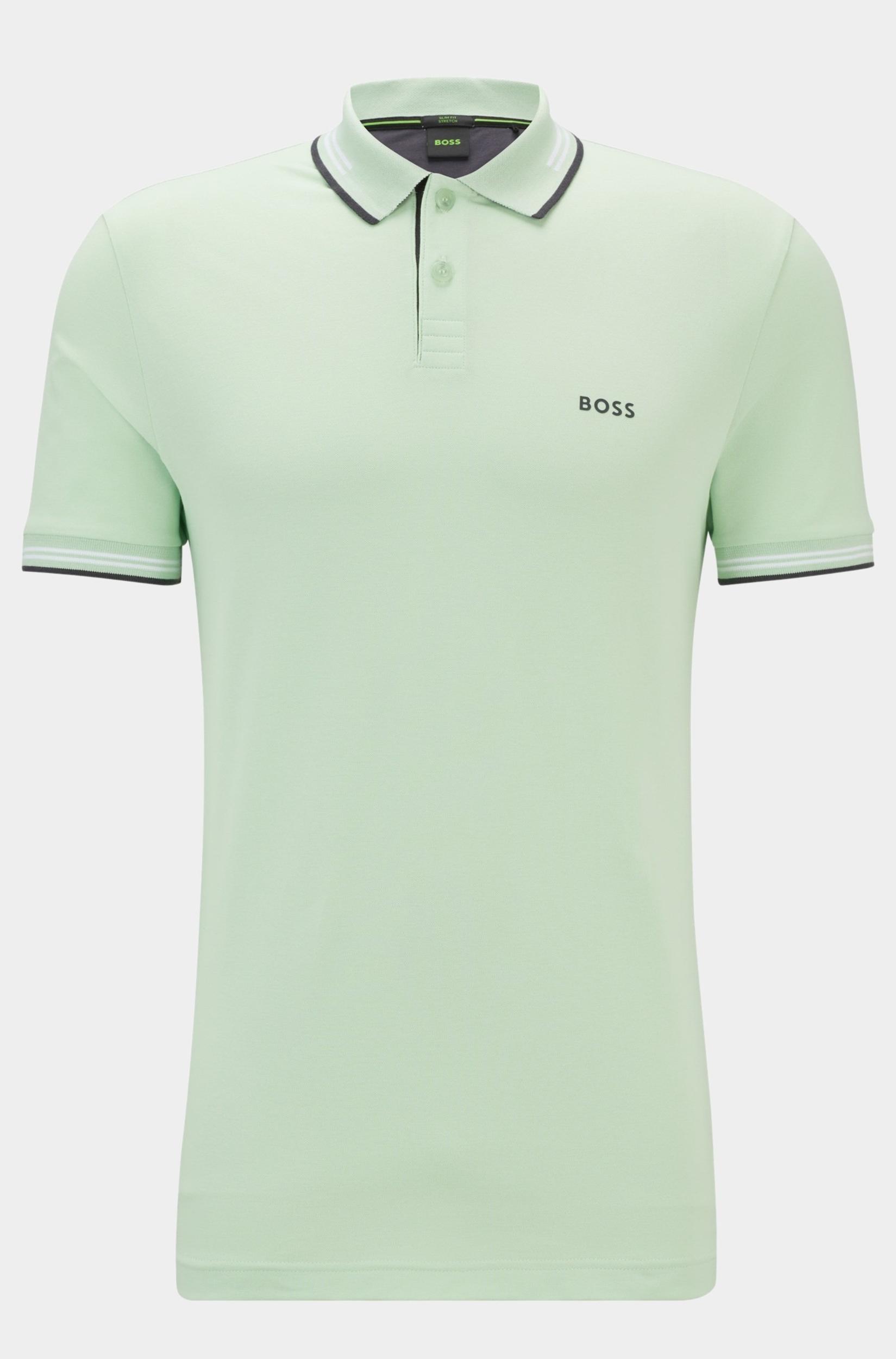 BOSS Green Polo korte mouw Groen Paul 10255848 01 50506193/388