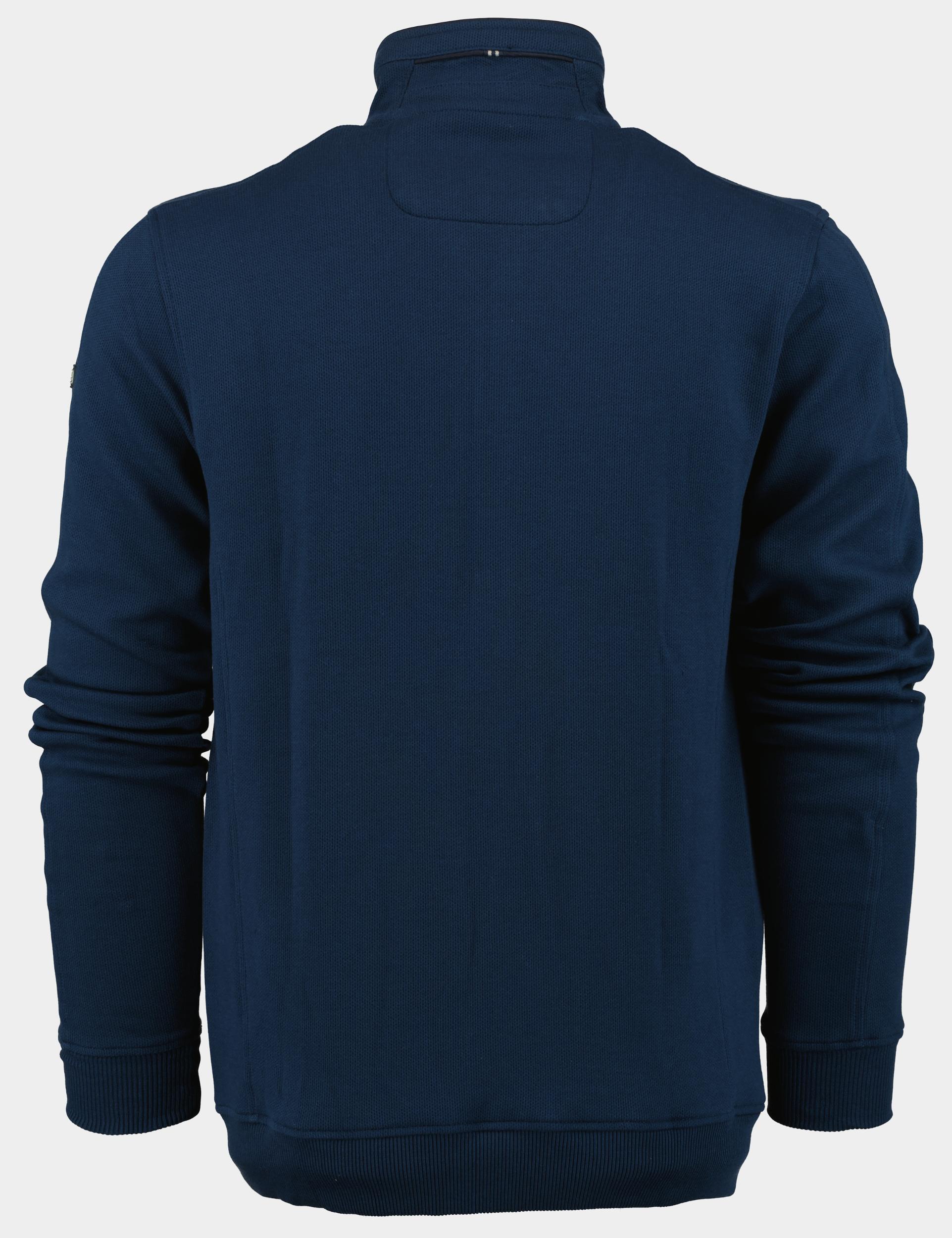 Baileys Vest Blauw Sweat Cardigan Zip 422295/69