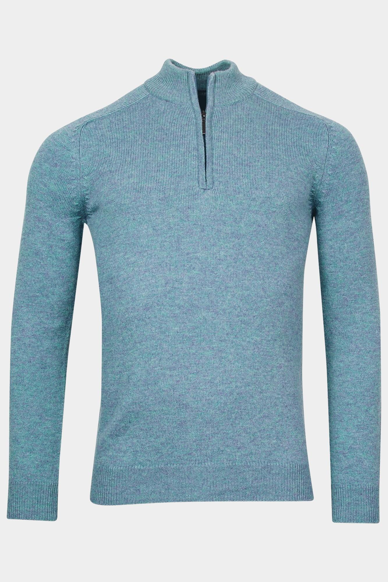 Baileys Half Zip Blauw Pullover 1/2 zip 420094/625