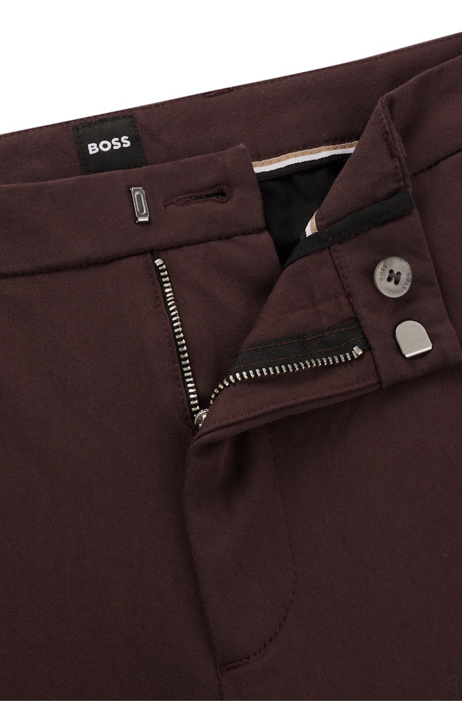 BOSS Black Katoenen Broek Rood Kaito1_T 10246713 01 50487754/642