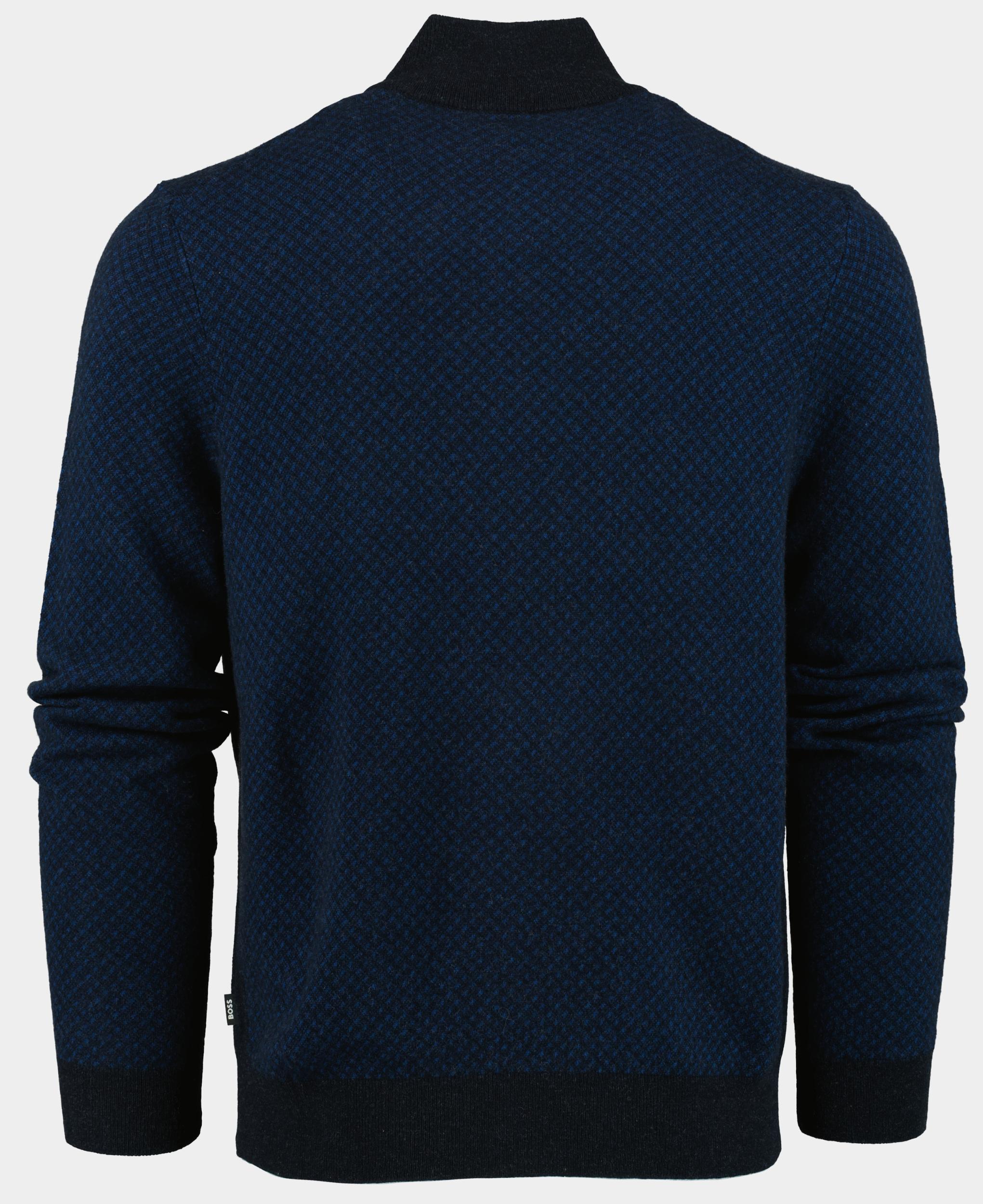 BOSS Black Pullover Blauw H-Eltorino 10266164 01 50528322/404