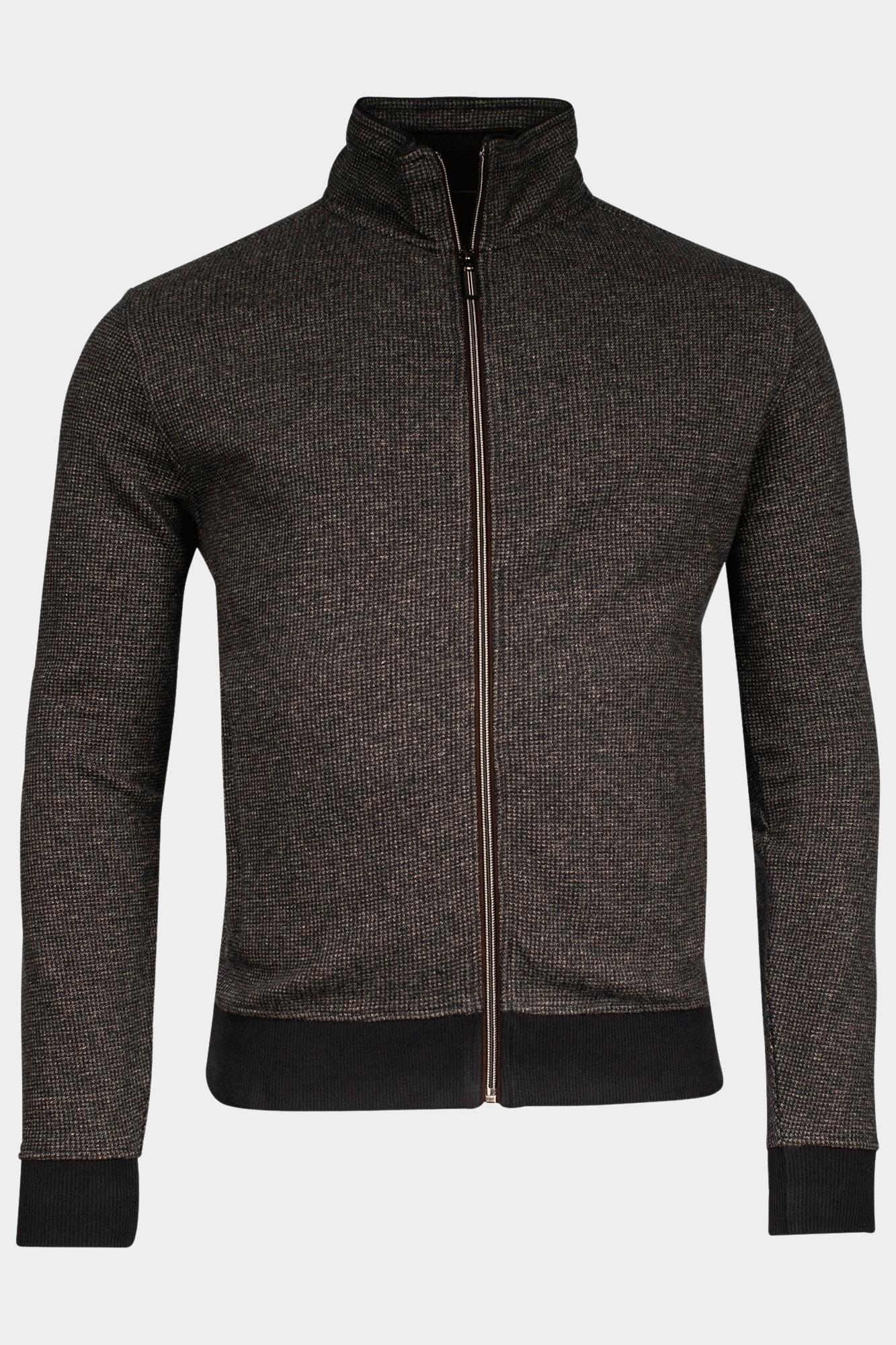 Baileys Vest Grijs Sweat Cardigan Zip 422208/82